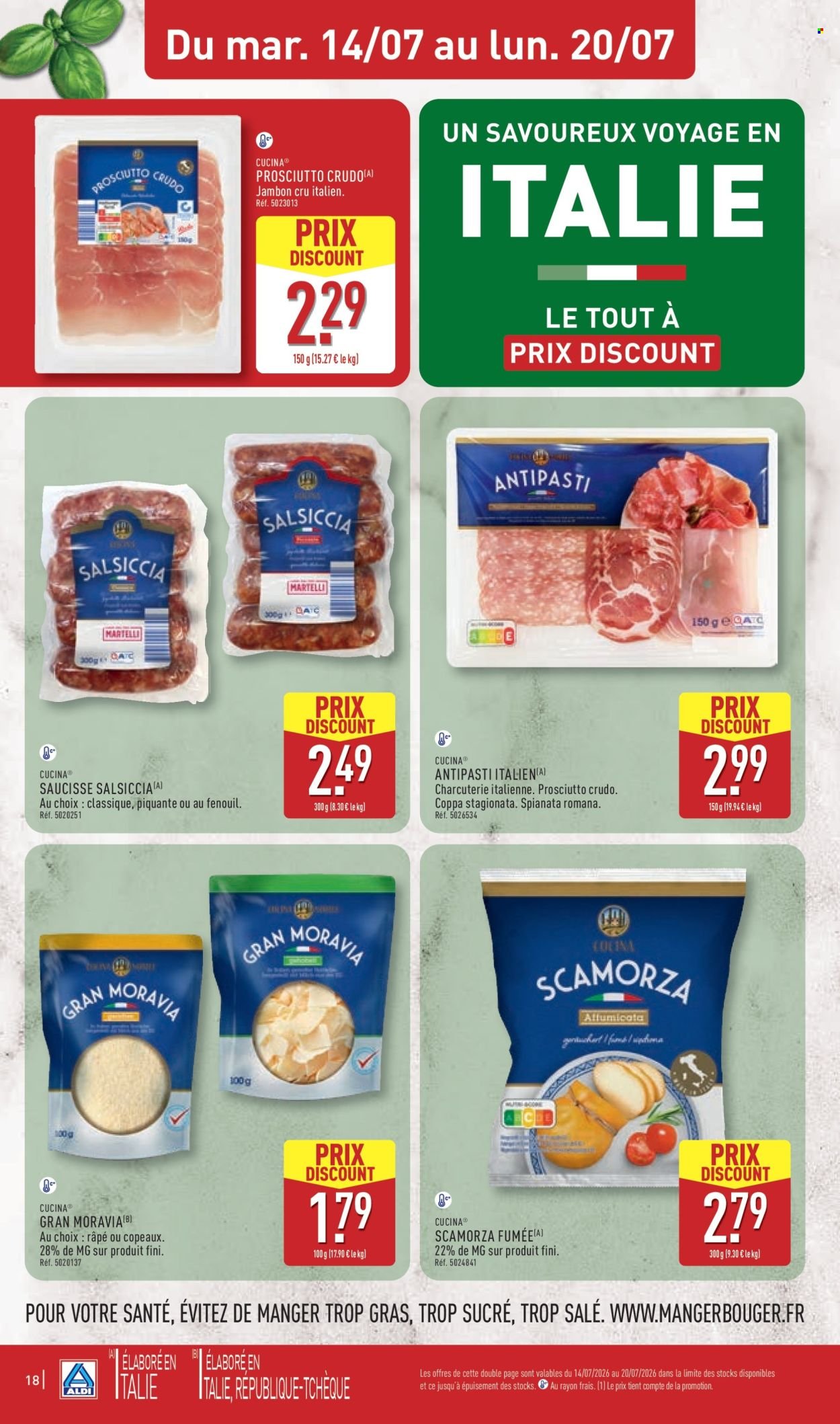 Catalogue ALDI - Un savourex voyage en Italie à prix discount