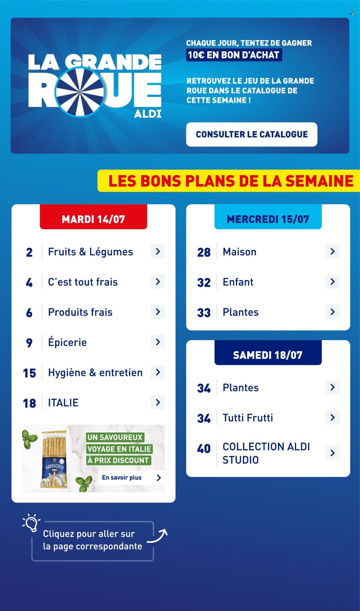 Catalogue ALDI - Un savourex voyage en Italie à prix discount