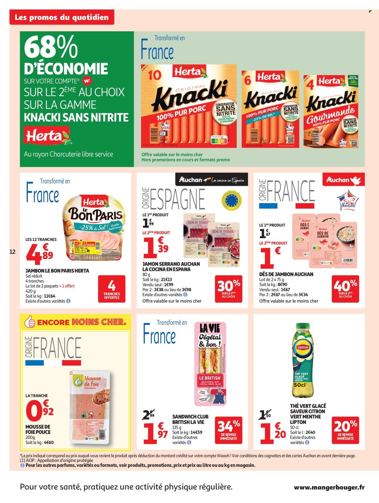Catalogue AUCHAN - C'est bon de rentrer moins cher (2025-08-12 - 2025-08-16)
