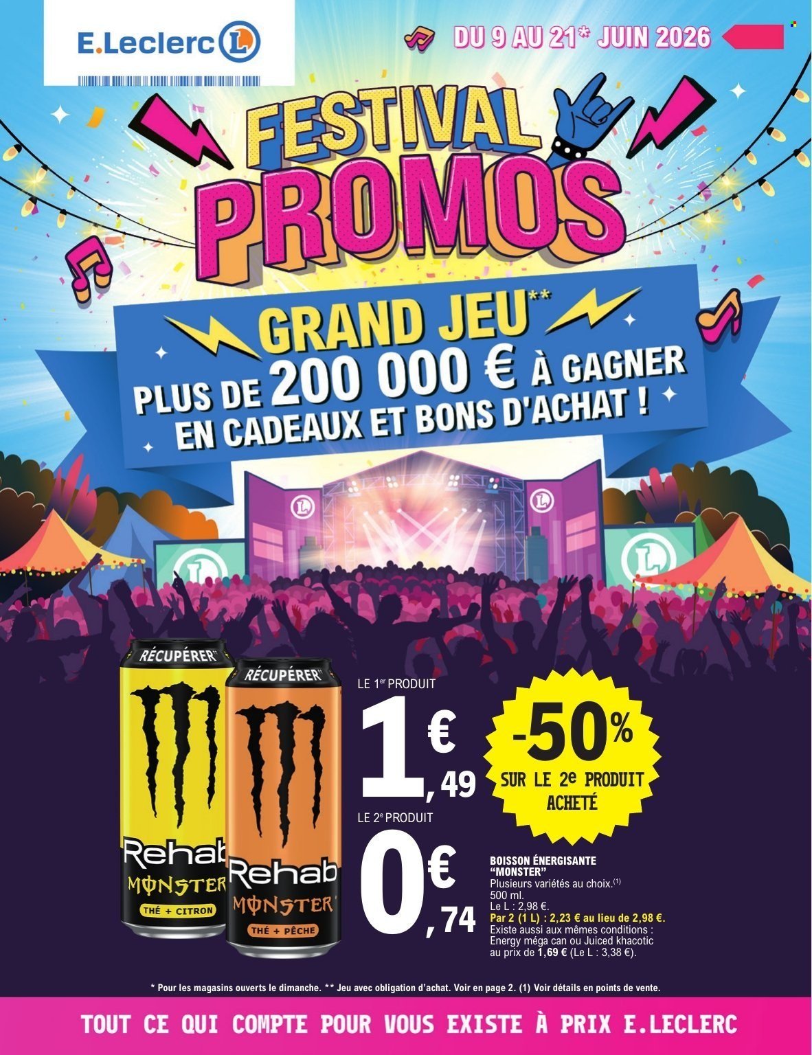 Catalogue E.LECLERC - TEMPS FORT FESTIF