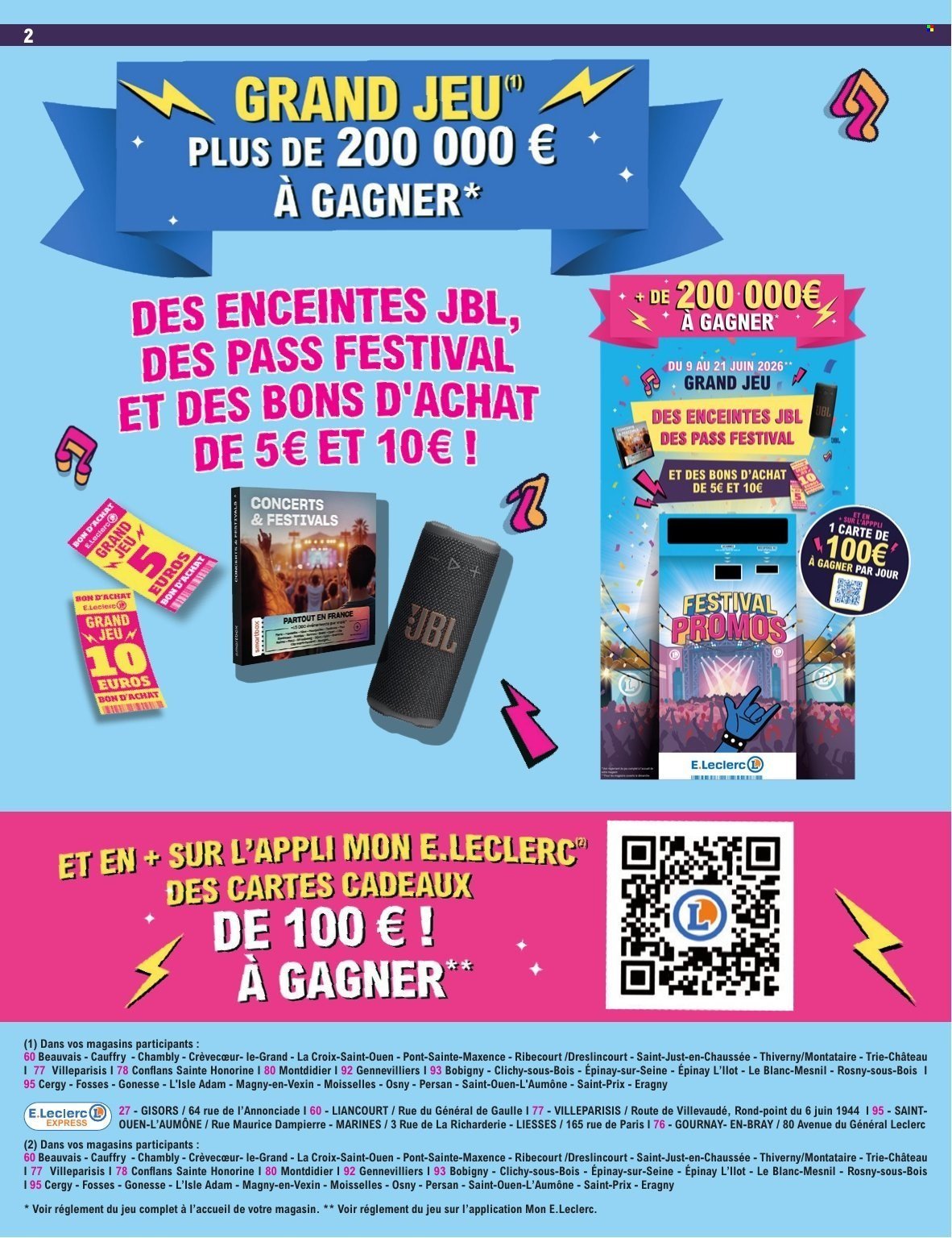 Catalogue E.LECLERC - TEMPS FORT FESTIF