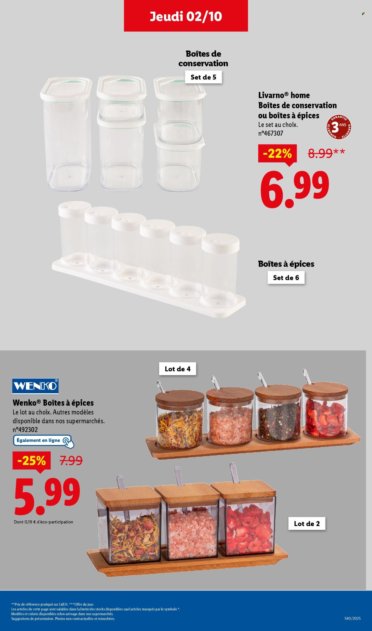 Catalogue LIDL - Les bonnes affaires de la semaine (2025-09-29 - 2025-10-02)