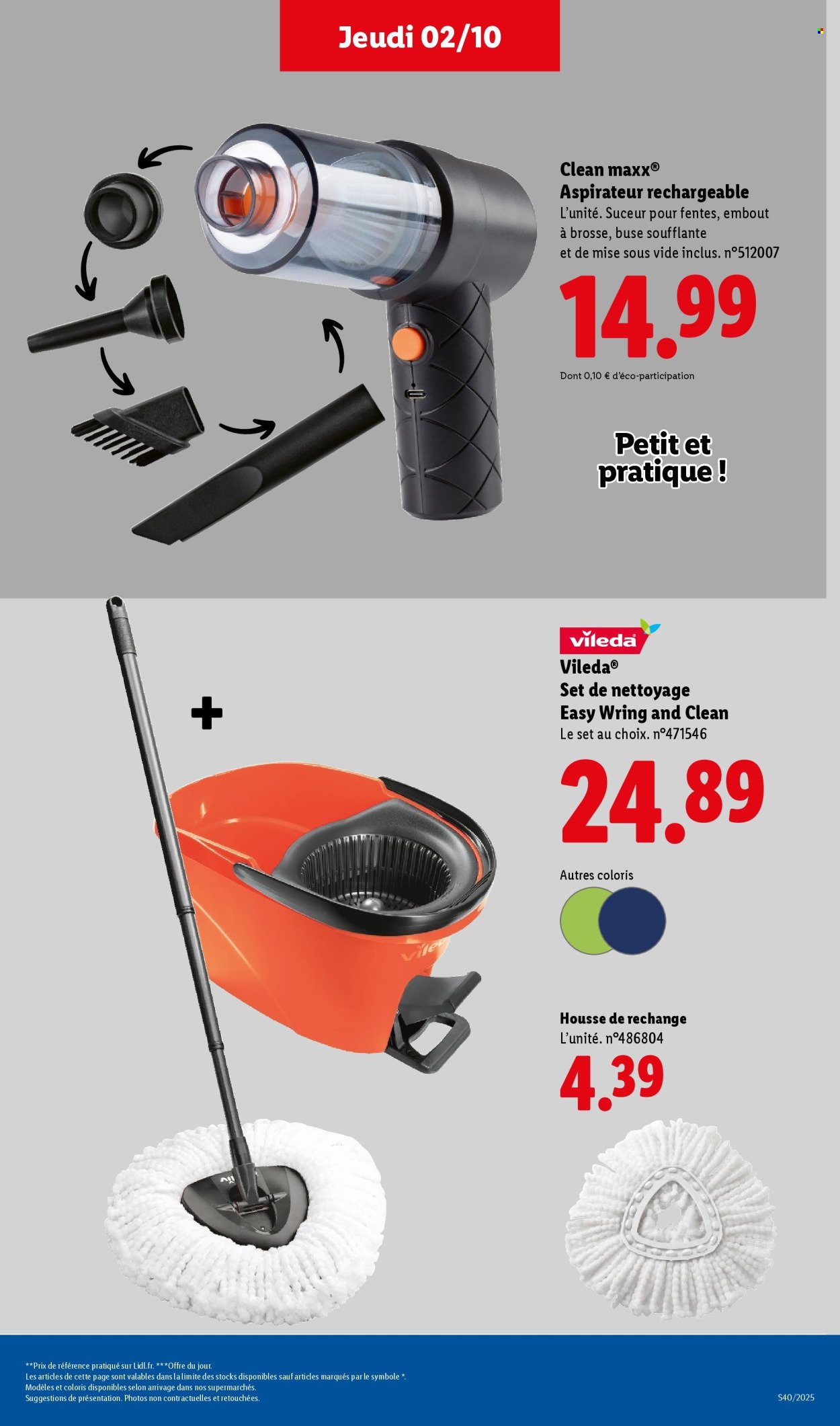 Catalogue LIDL - Les bonnes affaires de la semaine (2025-09-29 - 2025-10-02)