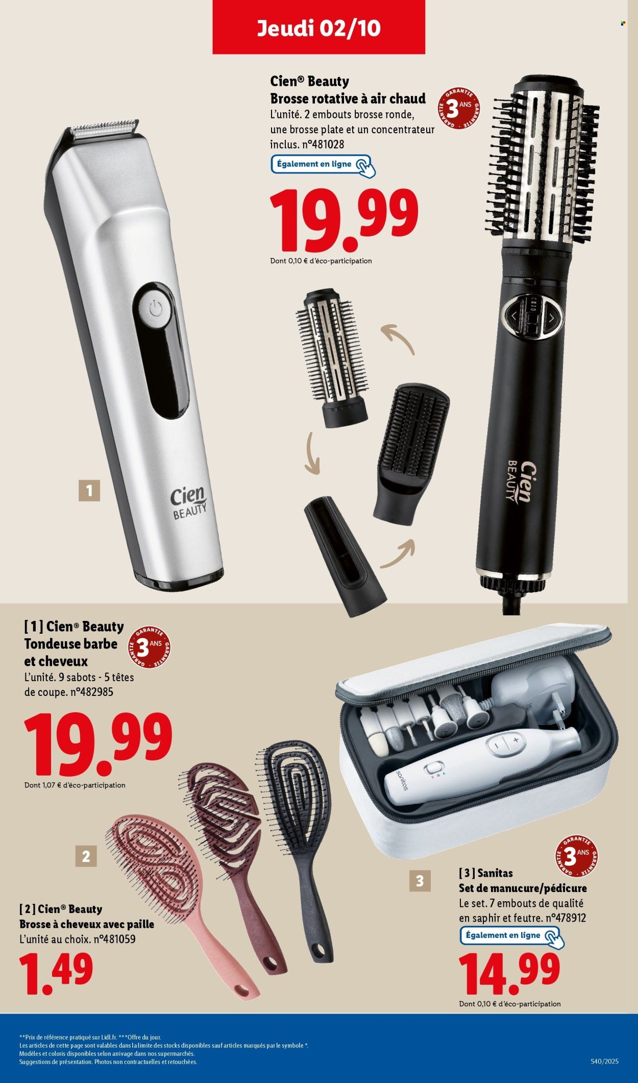 Catalogue LIDL - Les bonnes affaires de la semaine (2025-09-29 - 2025-10-02)