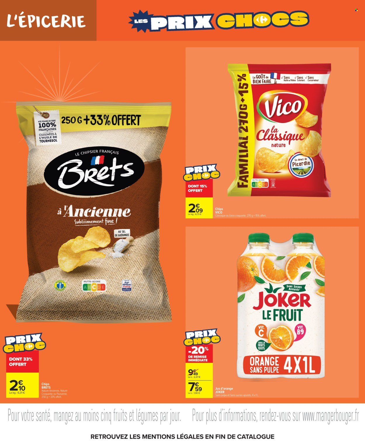 Catalogue CARREFOUR MARKET - LES PRIX CHOCS (2026-04-08 - 2026-04-13)