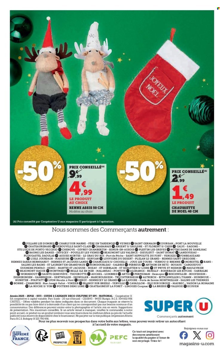 Catalogue SUPER U - Noël à prix bas