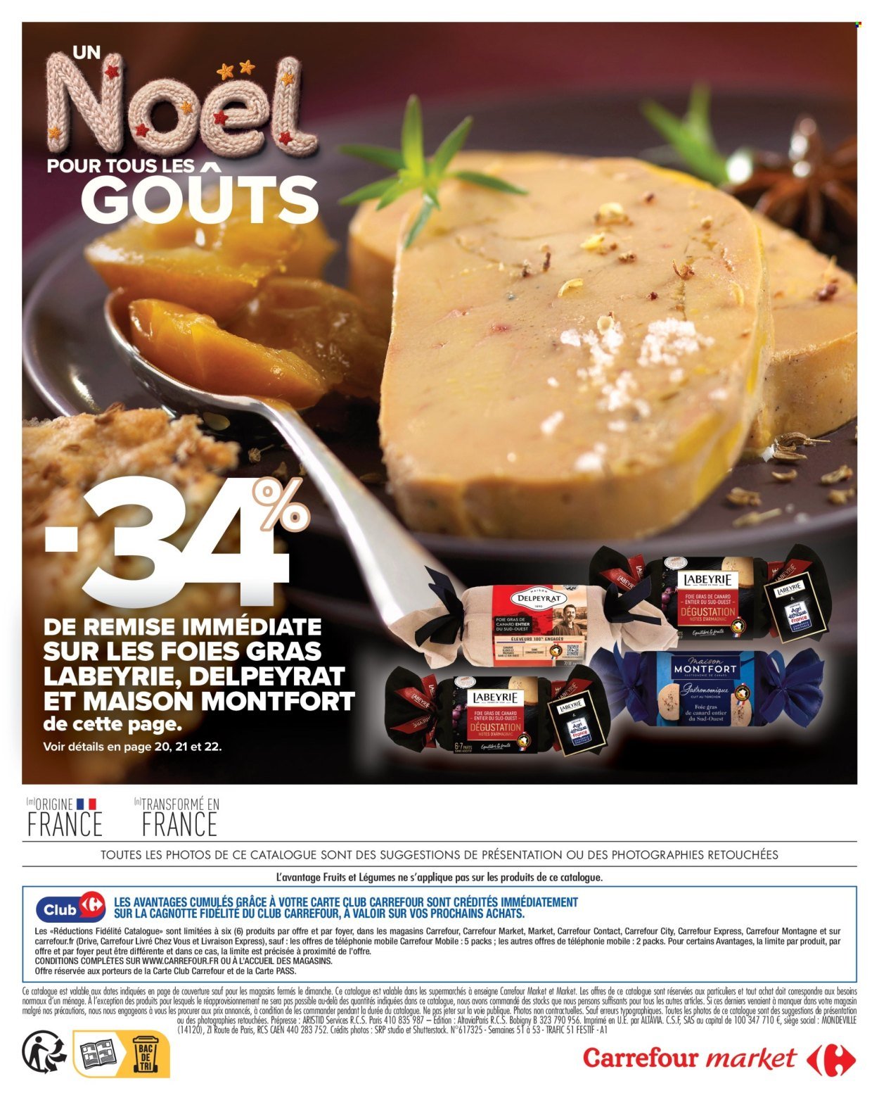 Catalogue CARREFOUR MARKET - UN NOËL POUR TOUS LES GOÛTS (2025-12-19 - 2025-12-31)