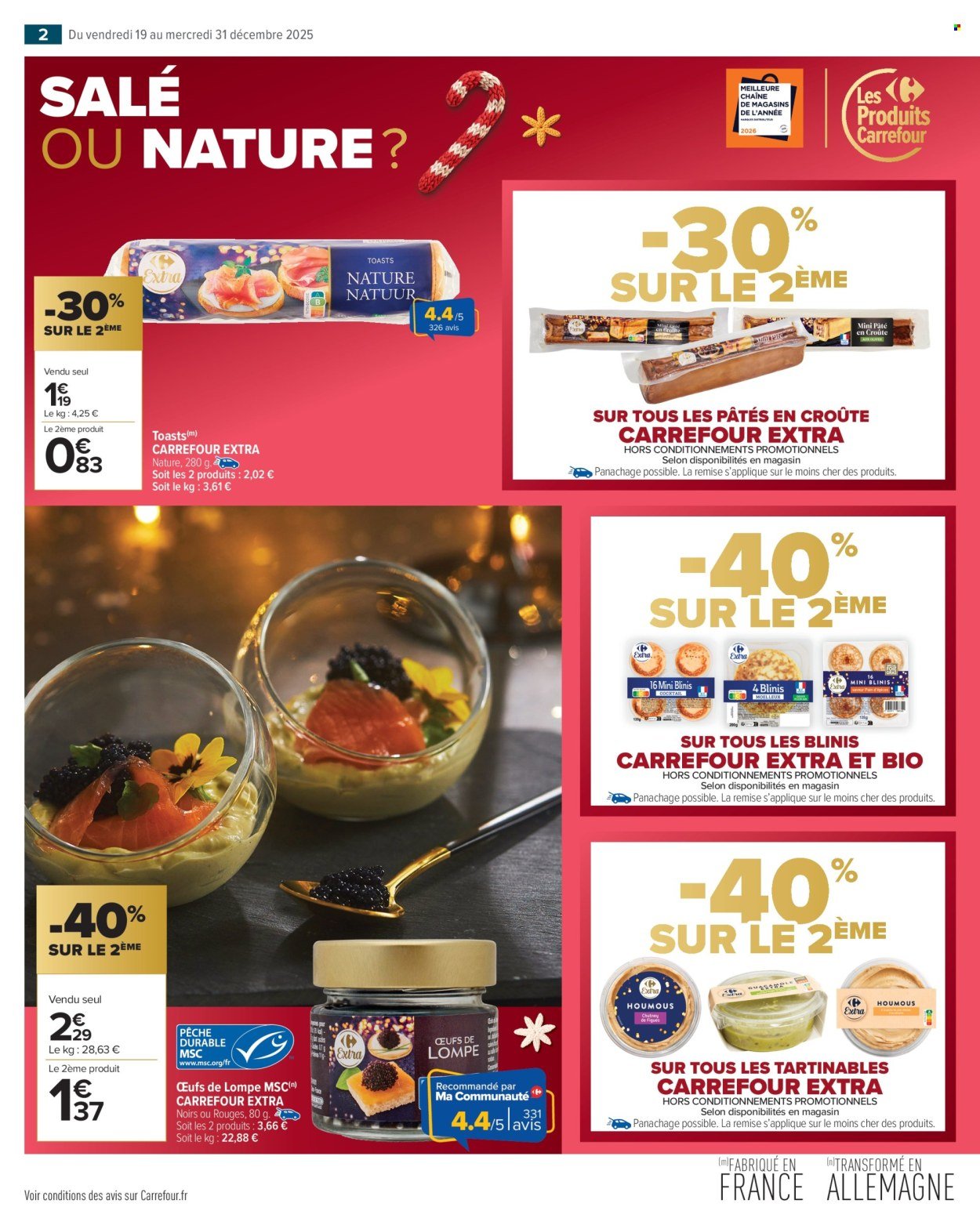 Catalogue CARREFOUR MARKET - UN NOËL POUR TOUS LES GOÛTS (2025-12-19 - 2025-12-31)