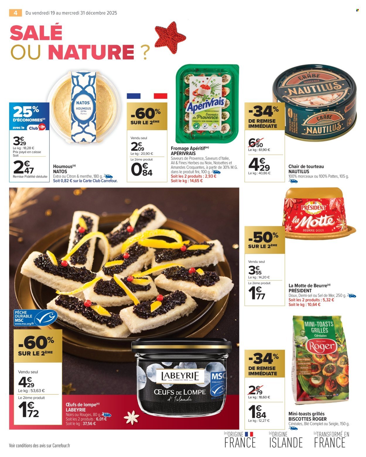 Catalogue CARREFOUR MARKET - UN NOËL POUR TOUS LES GOÛTS (2025-12-19 - 2025-12-31)