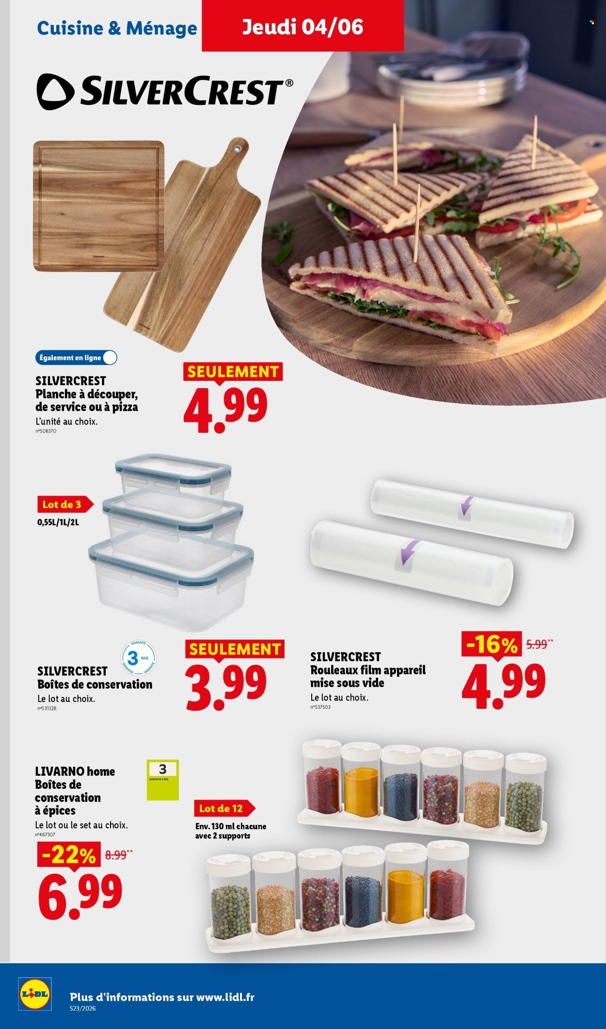 Catalogue LIDL - Les promos de la semaine (2026-06-04 - 2026-06-10)