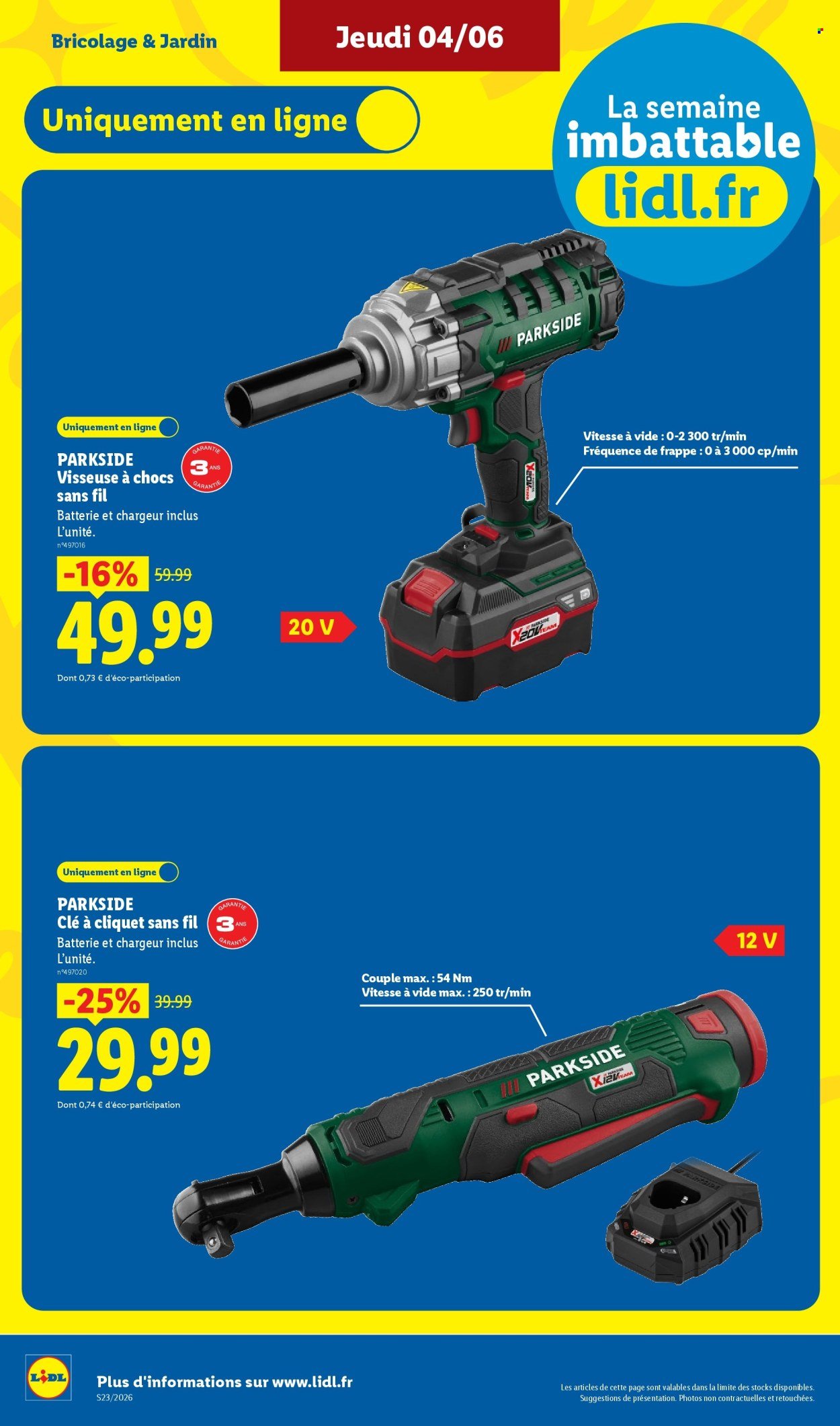 Catalogue LIDL - Les promos de la semaine (2026-06-04 - 2026-06-10)