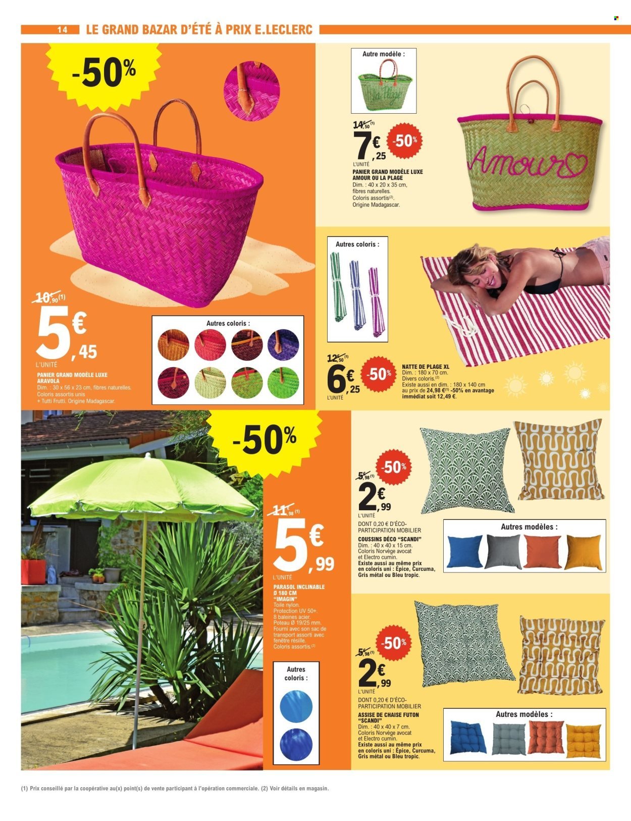 Catalogue E.LECLERC - LE GRAND BAZAR D'ETE