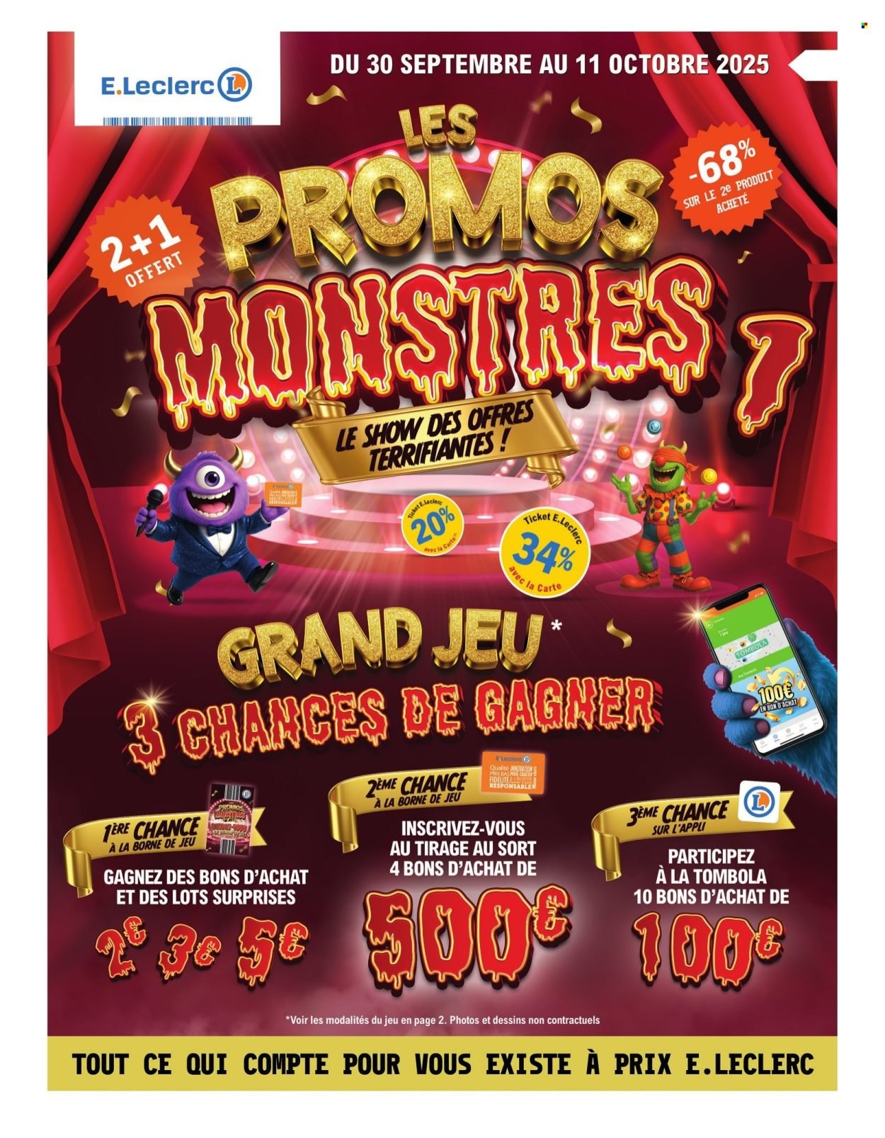 Catalogue E.LECLERC - PROMOS MONSTRES (2025-09-30 - 2025-10-11)
