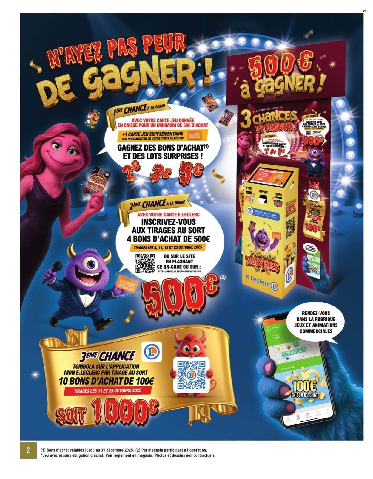 Catalogue E.LECLERC - PROMOS MONSTRES (2025-09-30 - 2025-10-11)