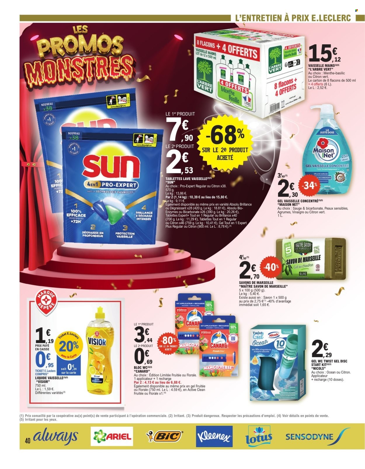 Catalogue E.LECLERC - PROMOS MONSTRES (2025-09-30 - 2025-10-11)