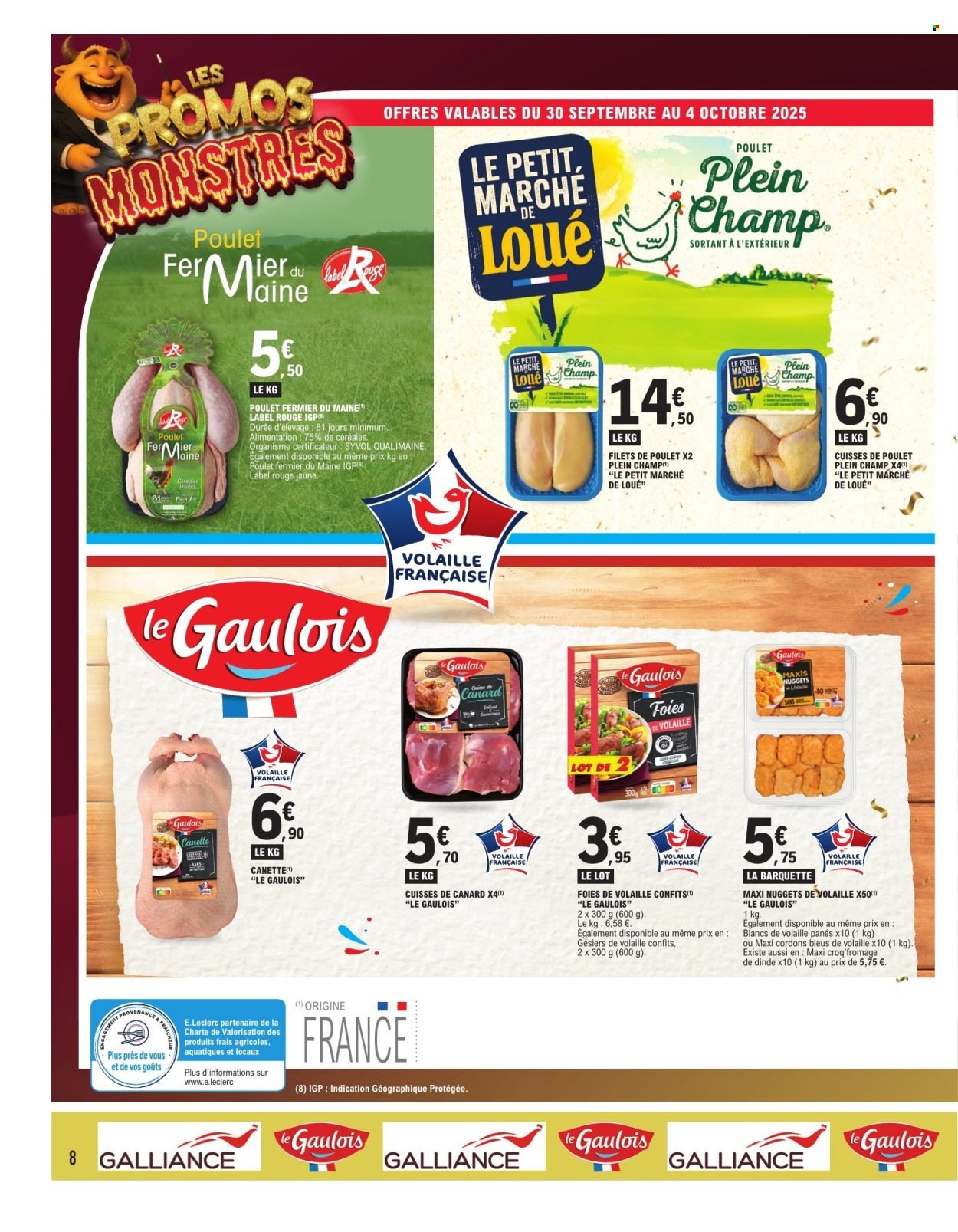Catalogue E.LECLERC - PROMOS MONSTRES (2025-09-30 - 2025-10-11)