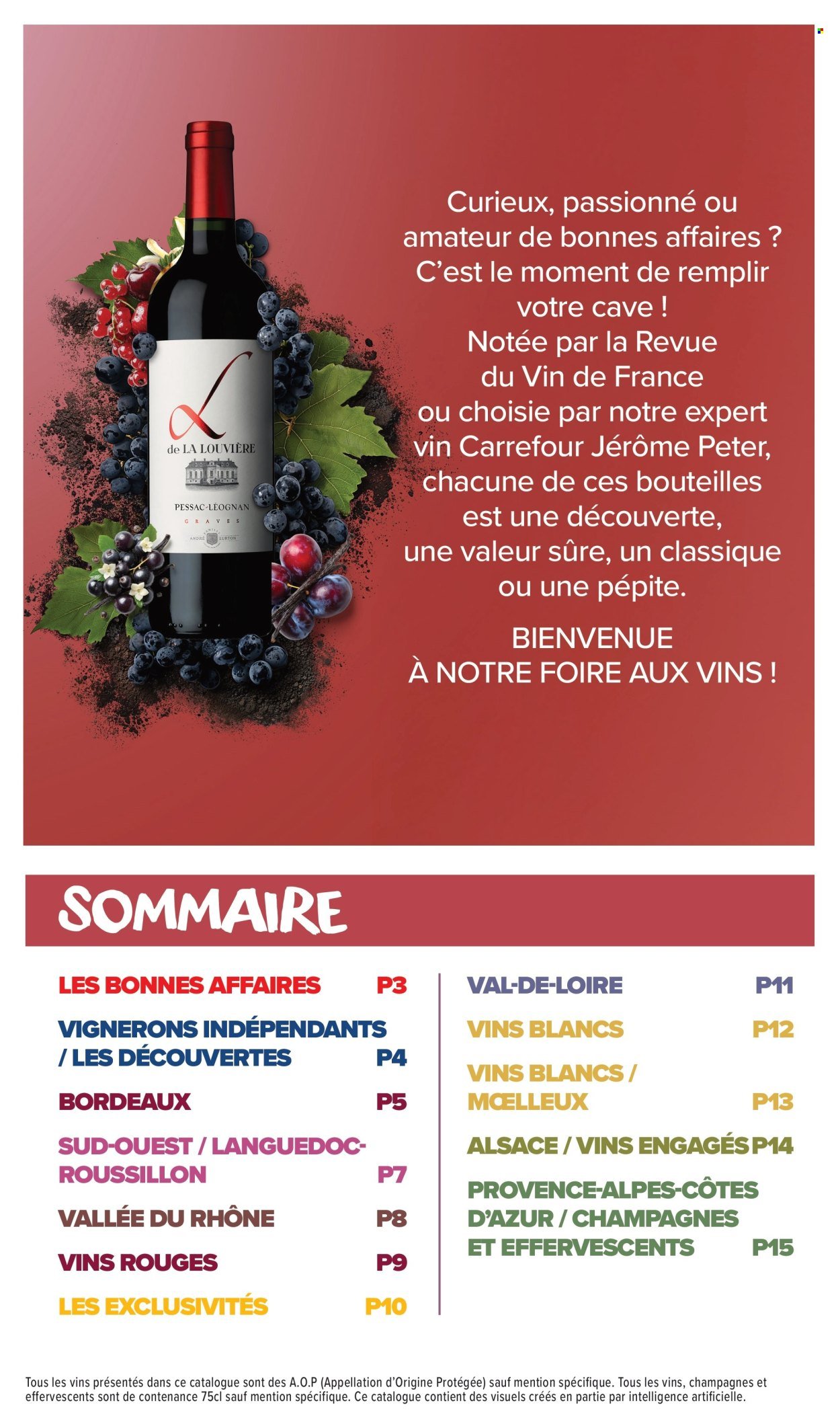 Catalogue CARREFOUR MARKET - LA FOIRE AUX VINS