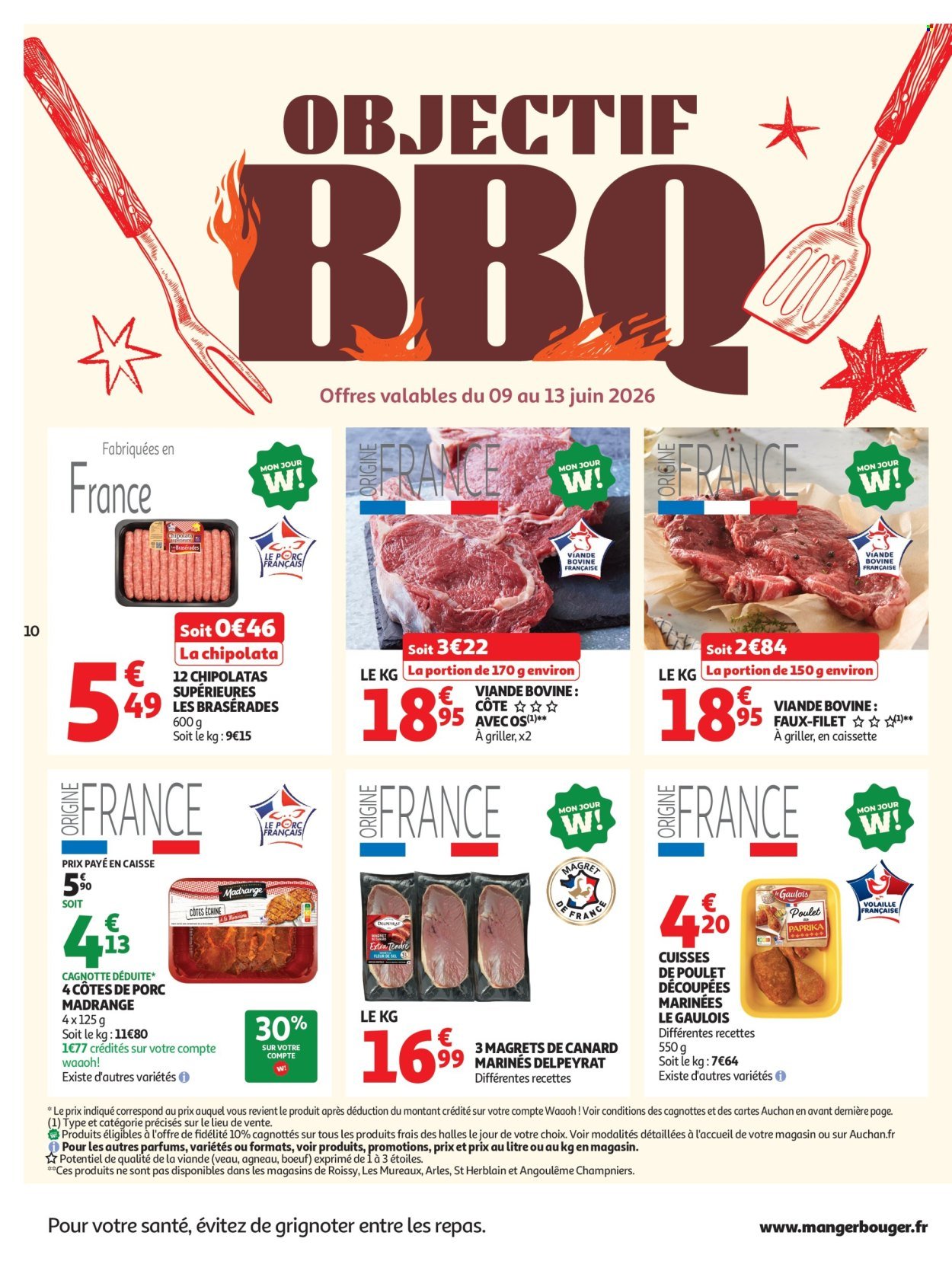 Catalogue AUCHAN - Alcools & barbecue hypers