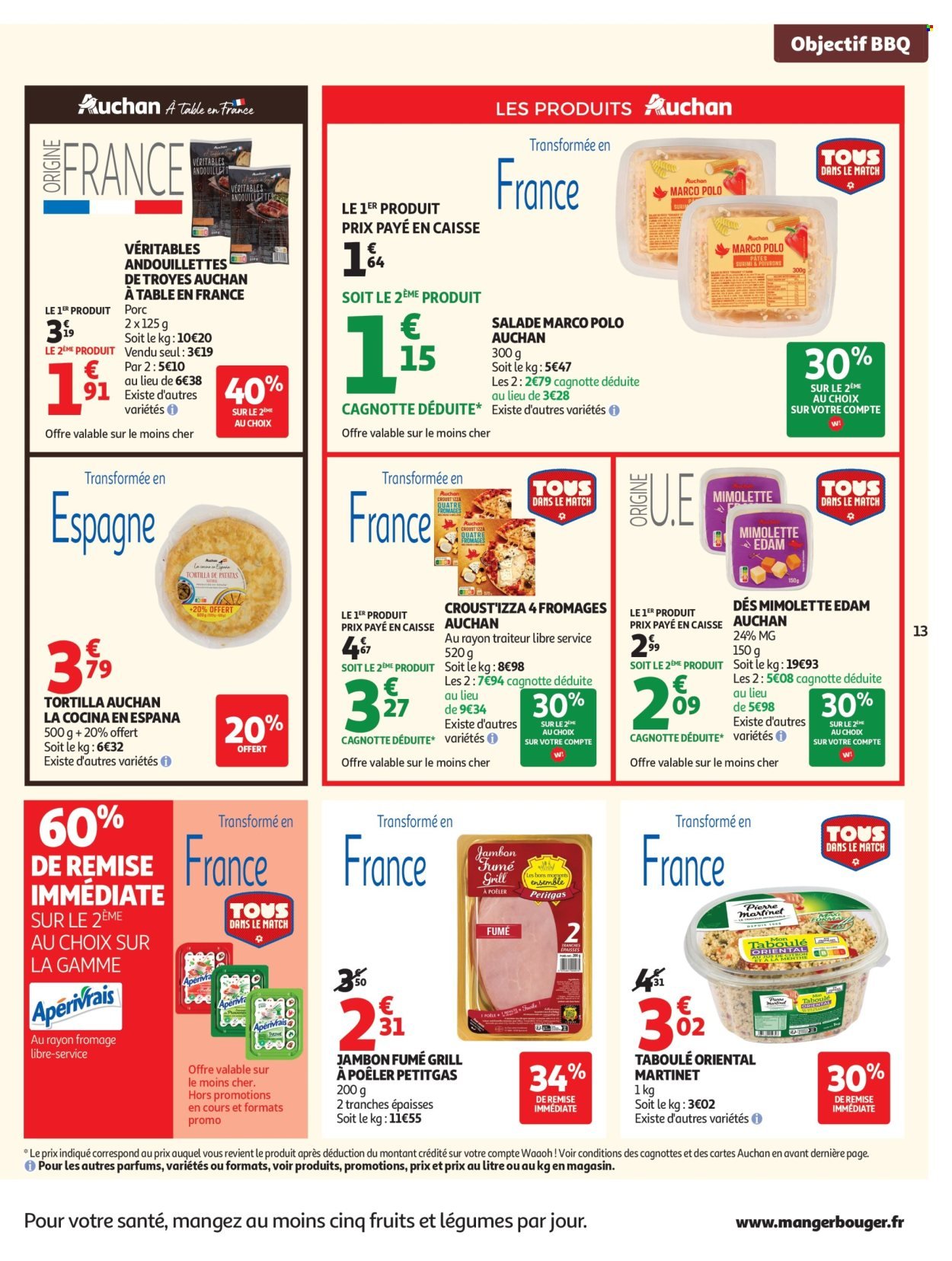 Catalogue AUCHAN - Alcools & barbecue hypers