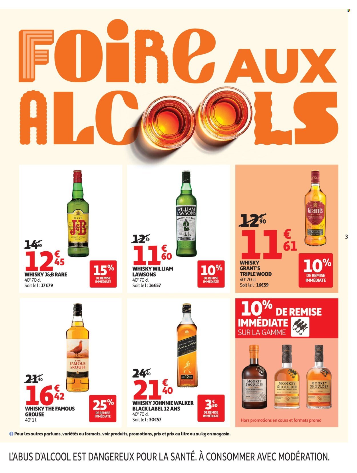 Catalogue AUCHAN - Alcools & barbecue hypers