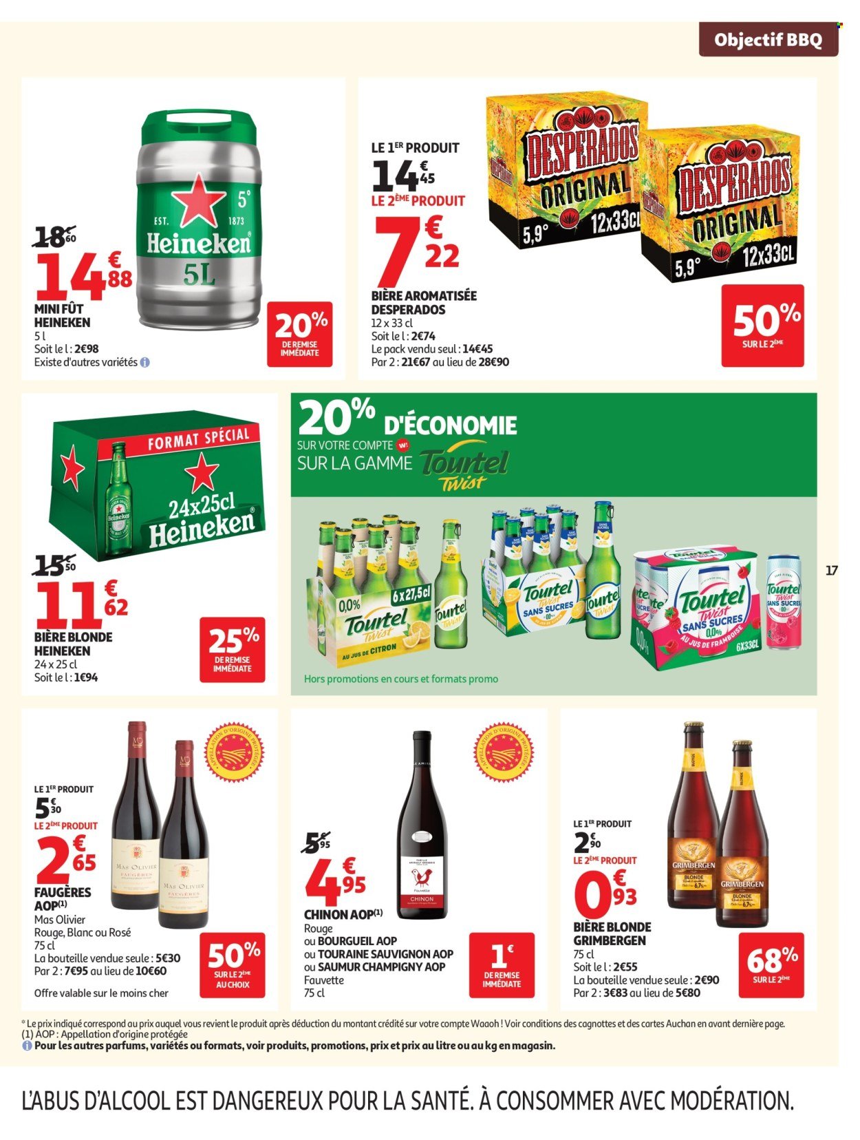 Catalogue AUCHAN - Alcools & barbecue hypers