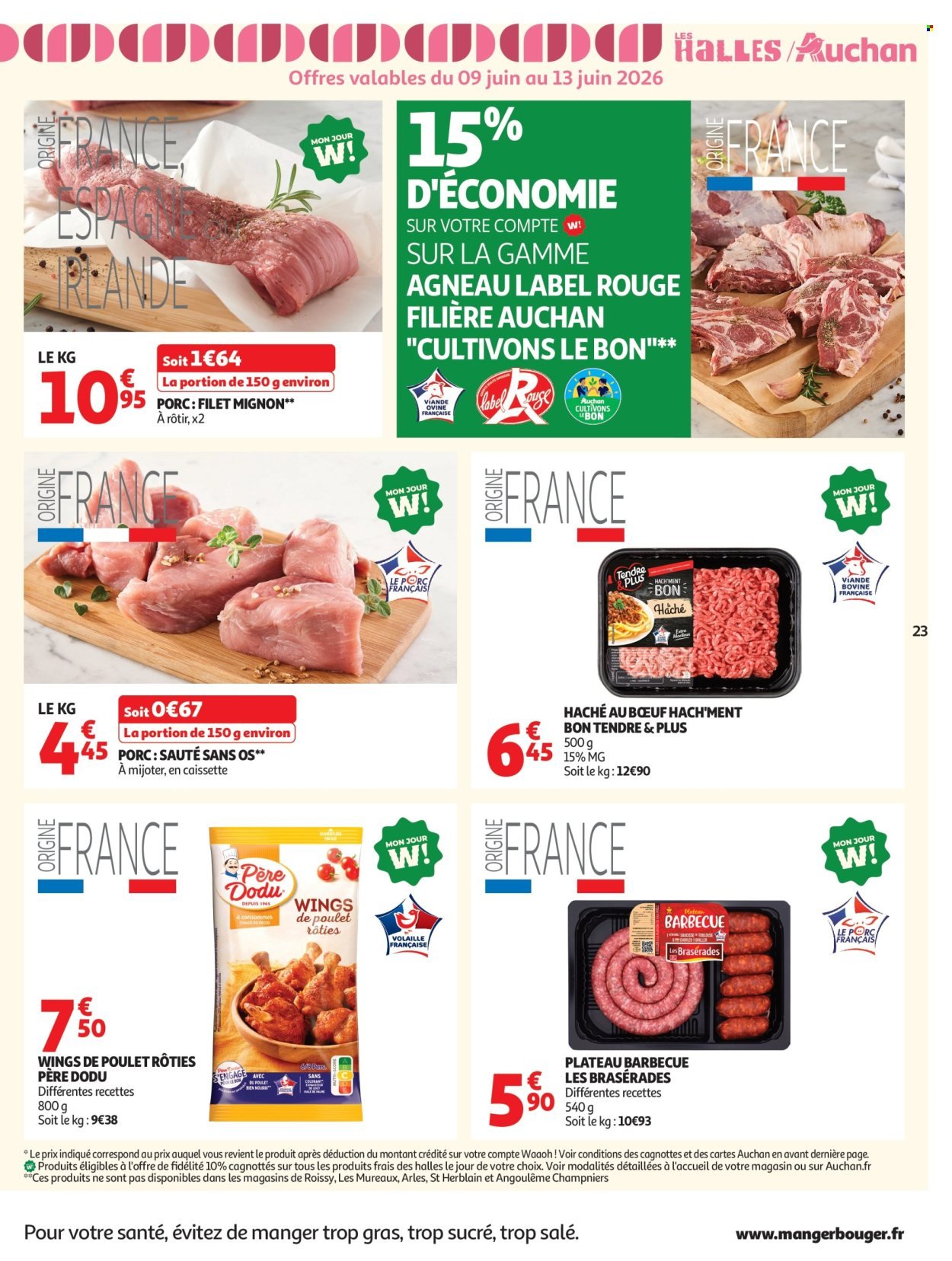 Catalogue AUCHAN - Alcools & barbecue hypers