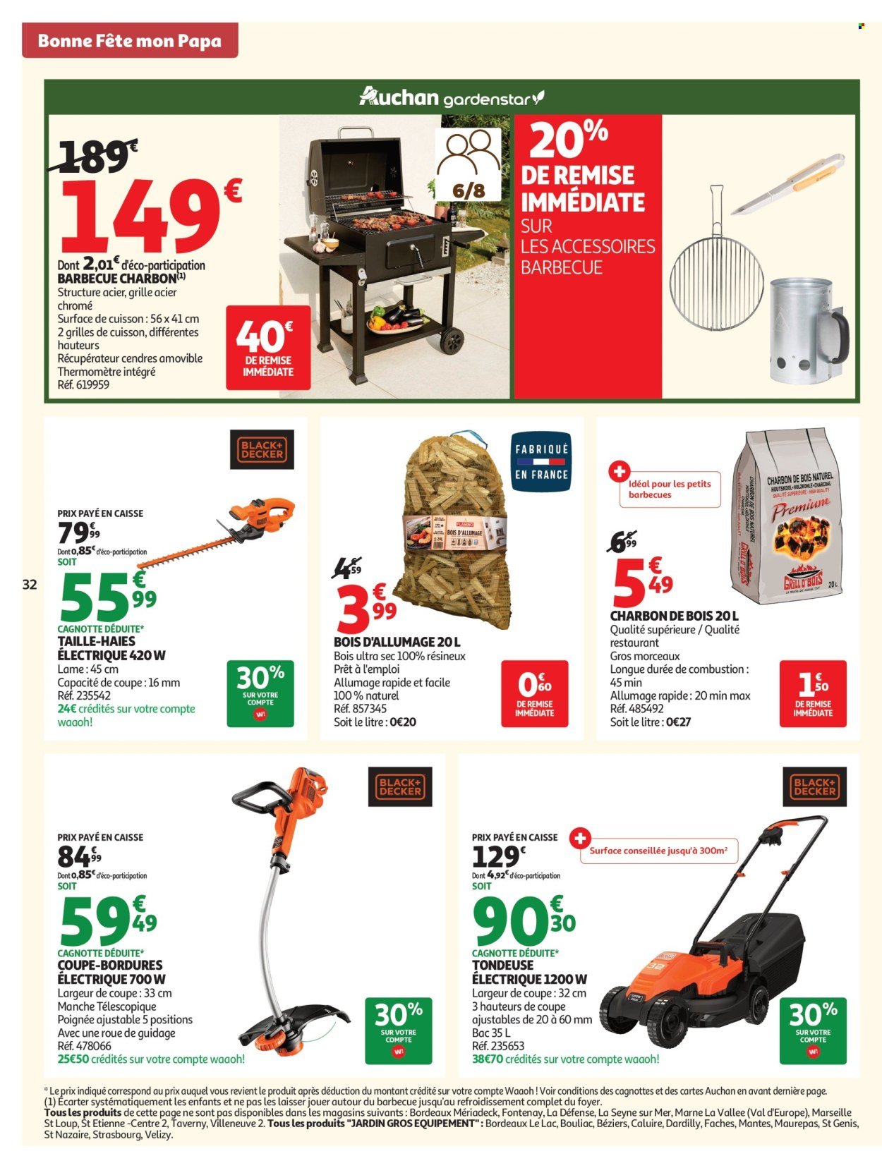 Catalogue AUCHAN - Alcools & barbecue hypers