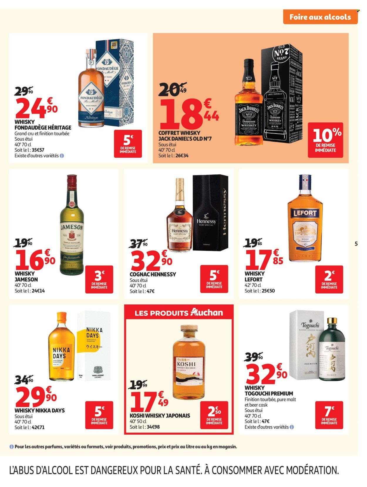 Catalogue AUCHAN - Alcools & barbecue hypers
