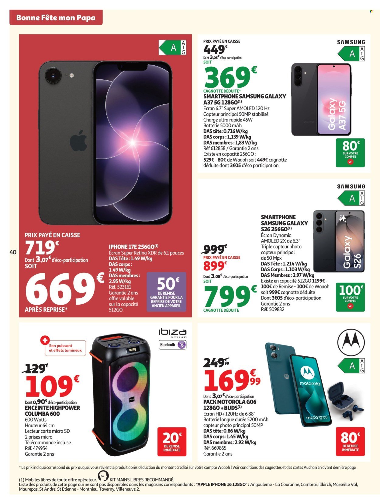 Catalogue AUCHAN - Alcools & barbecue hypers