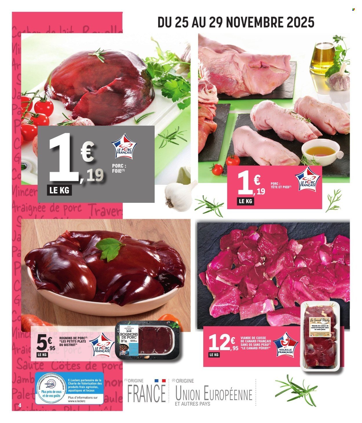 Catalogue E.LECLERC - FOIRE AU PORC