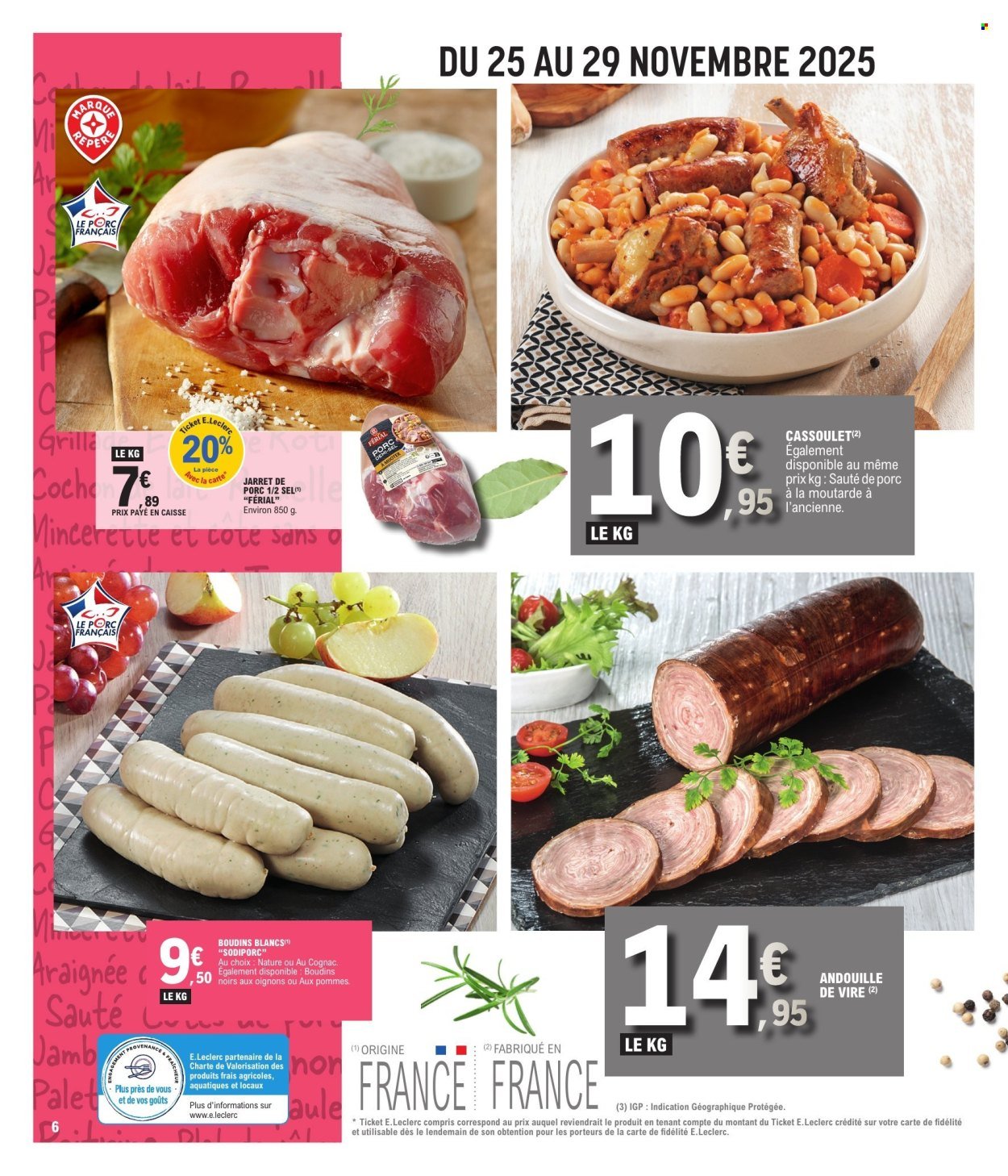 Catalogue E.LECLERC - FOIRE AU PORC