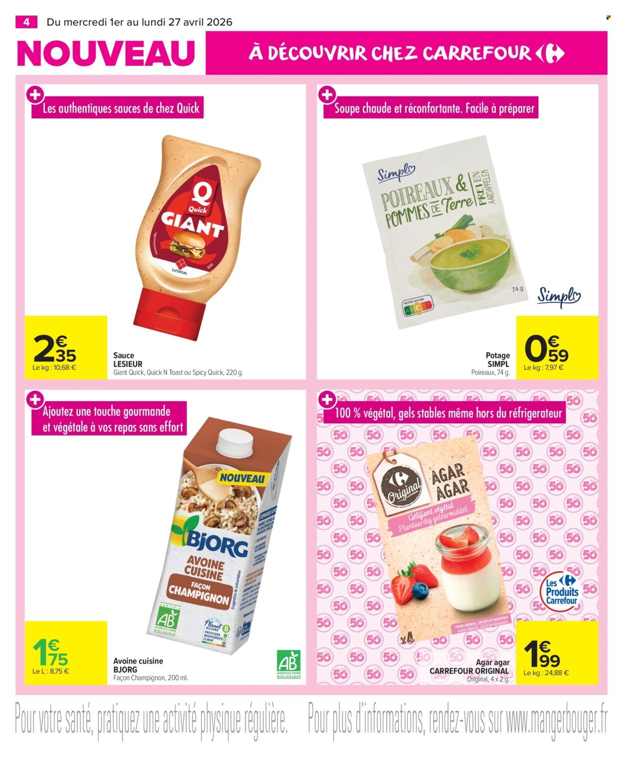 Catalogue CARREFOUR MARKET - LES NOUVEAUTÉS : VOTRE SÉLECTION À NE PAS MANQUER !