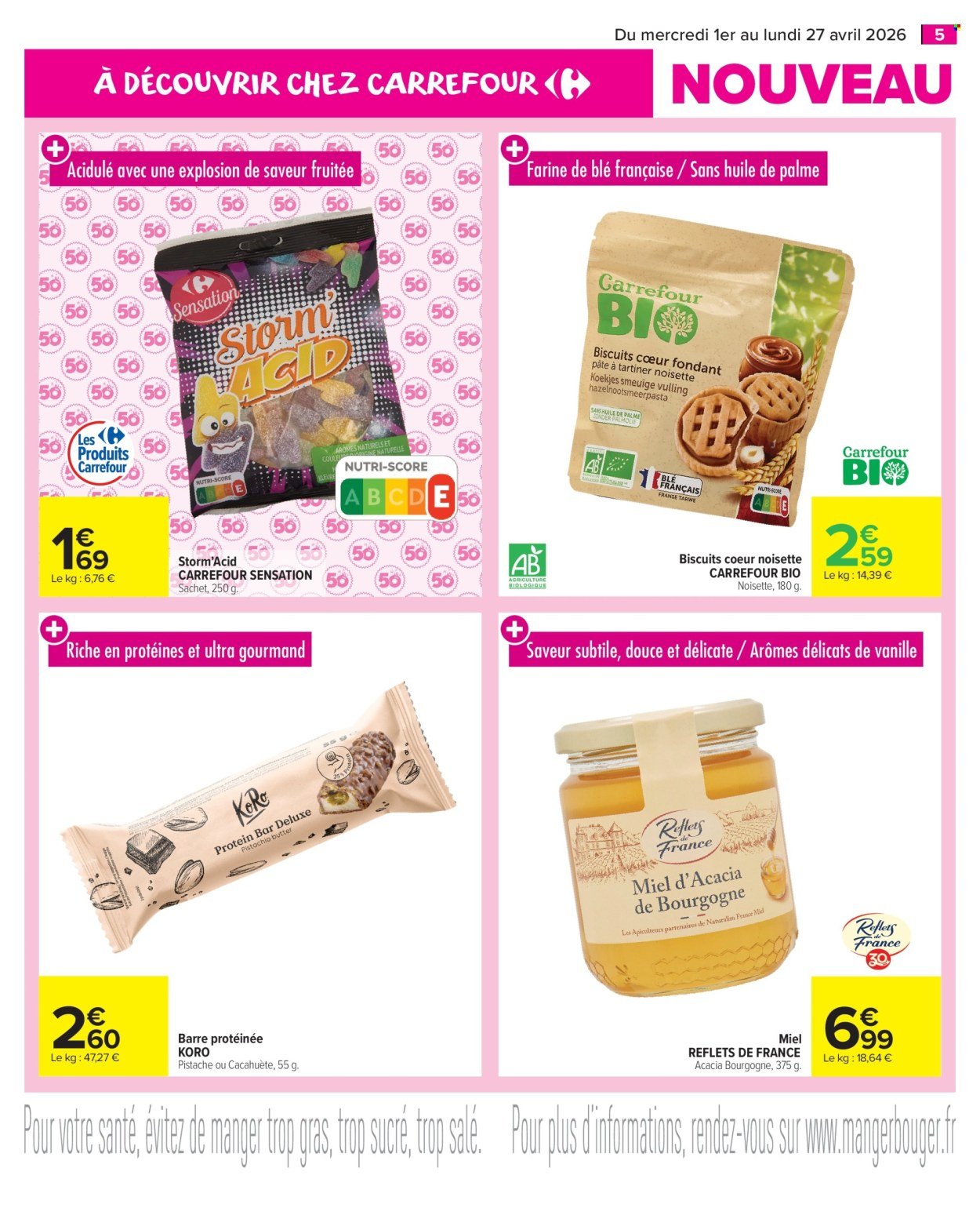 Catalogue CARREFOUR MARKET - LES NOUVEAUTÉS : VOTRE SÉLECTION À NE PAS MANQUER !