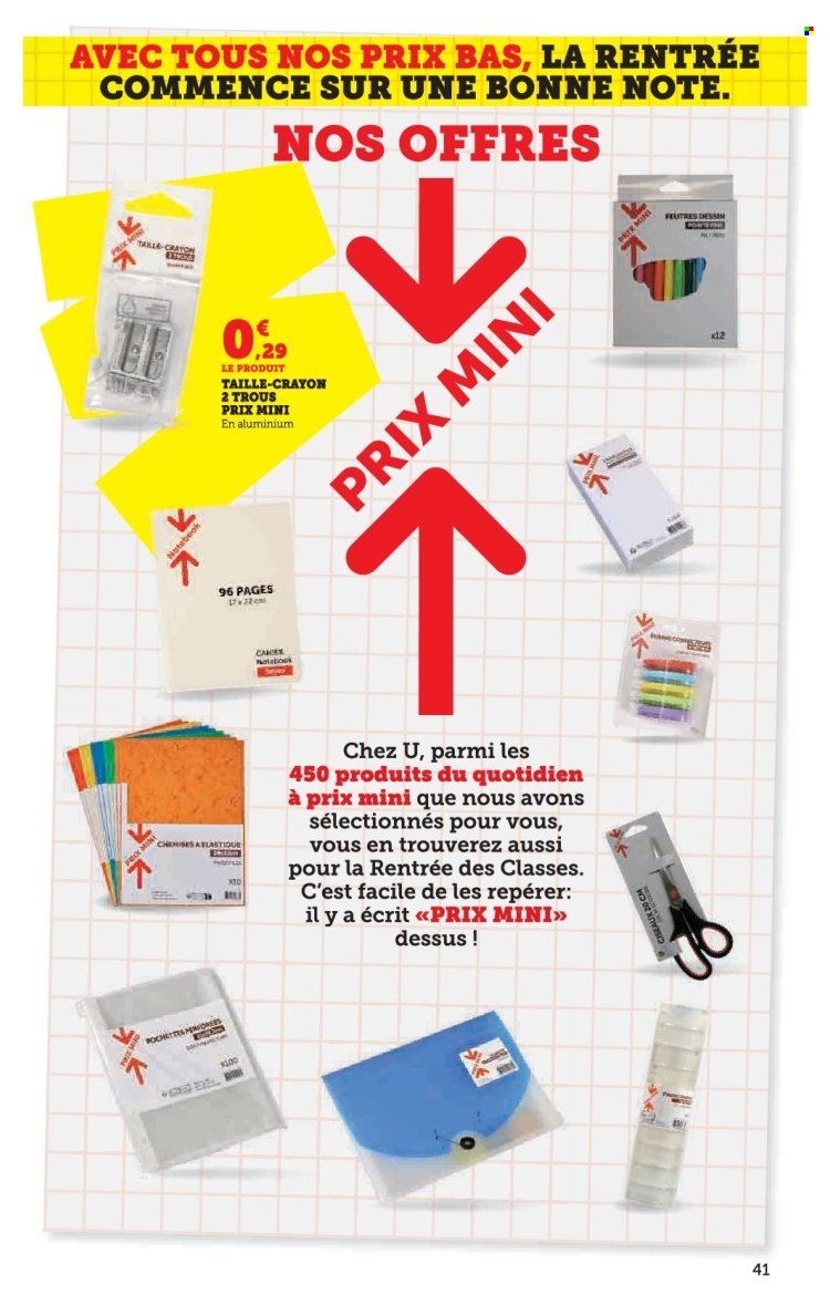 Catalogue HYPER U - Quinzaine des prix ultra bas Spécial rentrée (2025-08-19 - 2025-08-31)