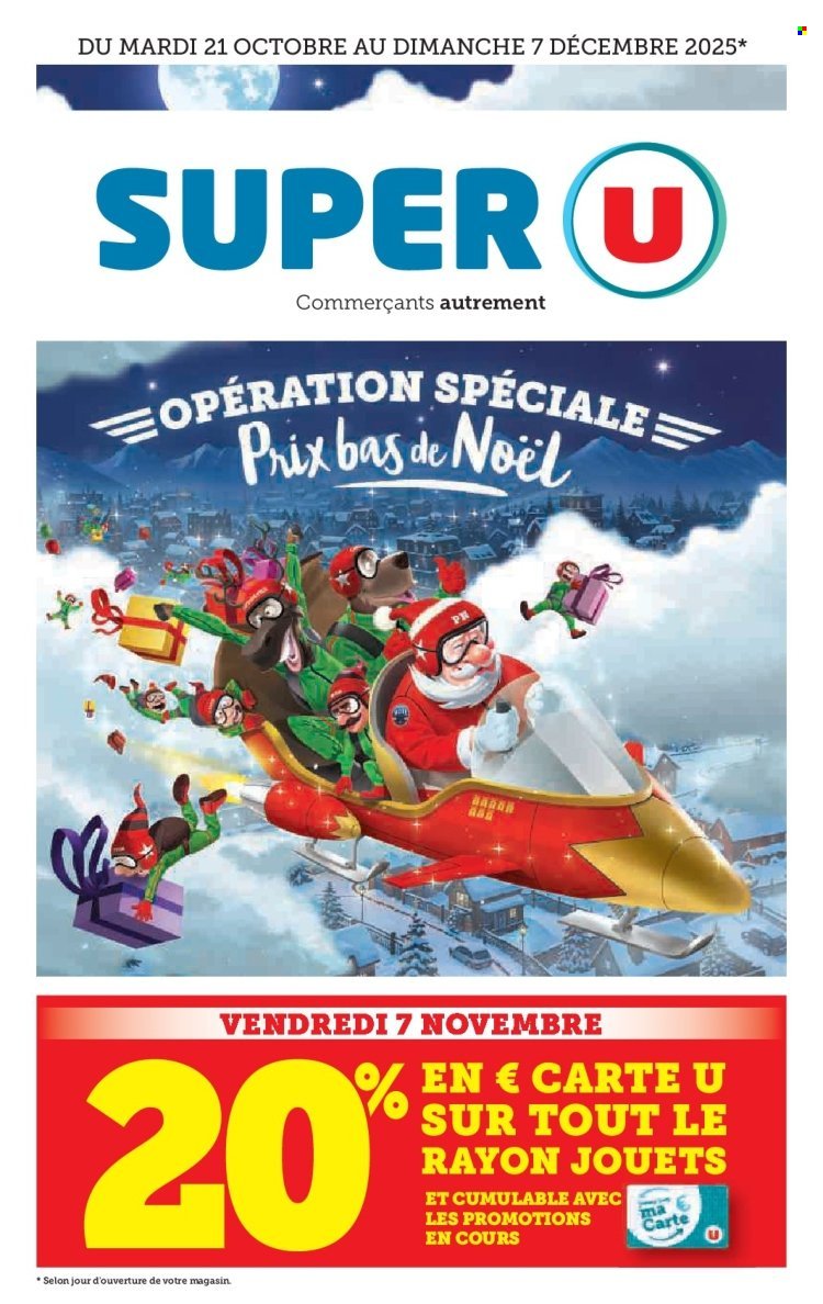 Catalogue SUPER U - Prix bas de Noël (2025-10-21 - 2025-12-07)