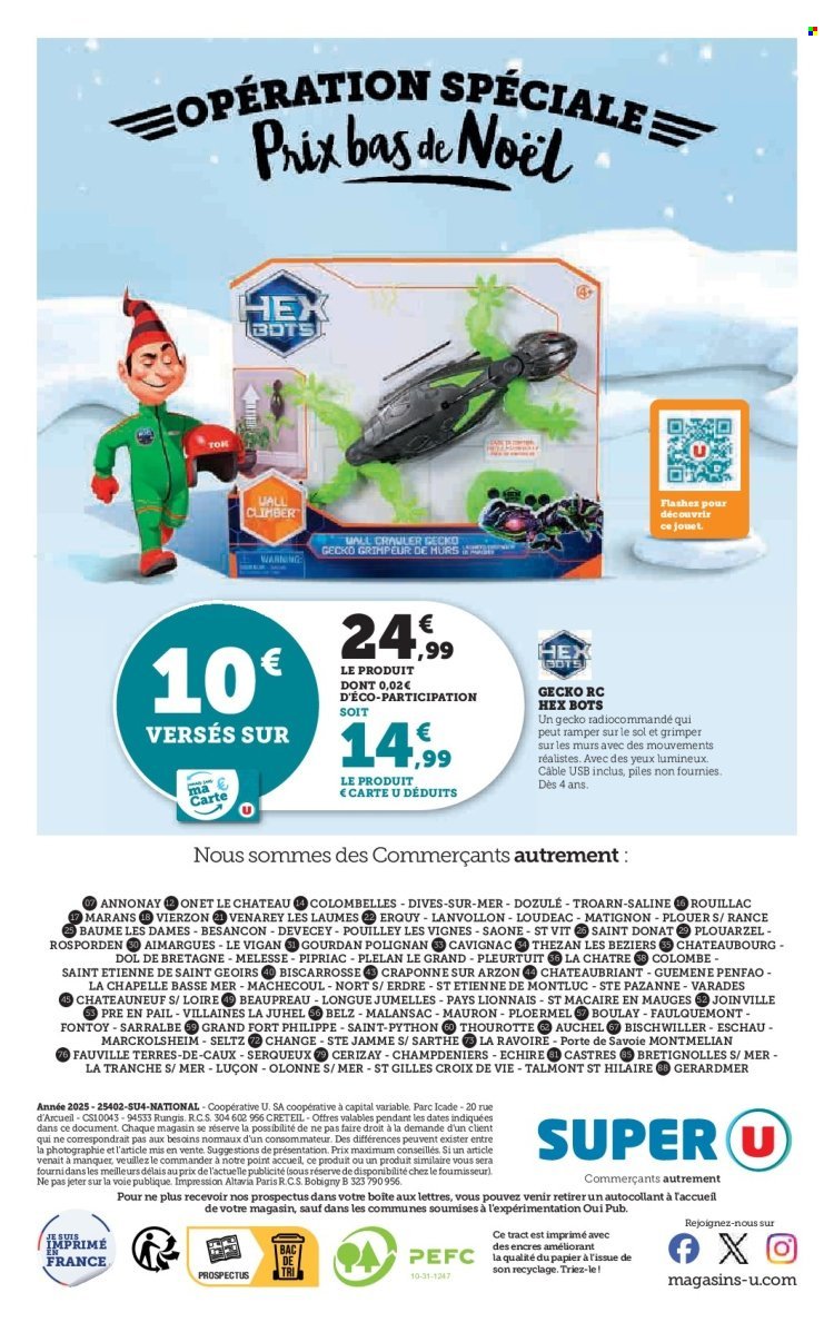 Catalogue SUPER U - Prix bas de Noël (2025-10-21 - 2025-12-07)