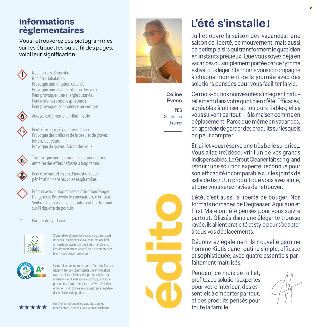 Catalogue STANHOME - L'été des iconiques