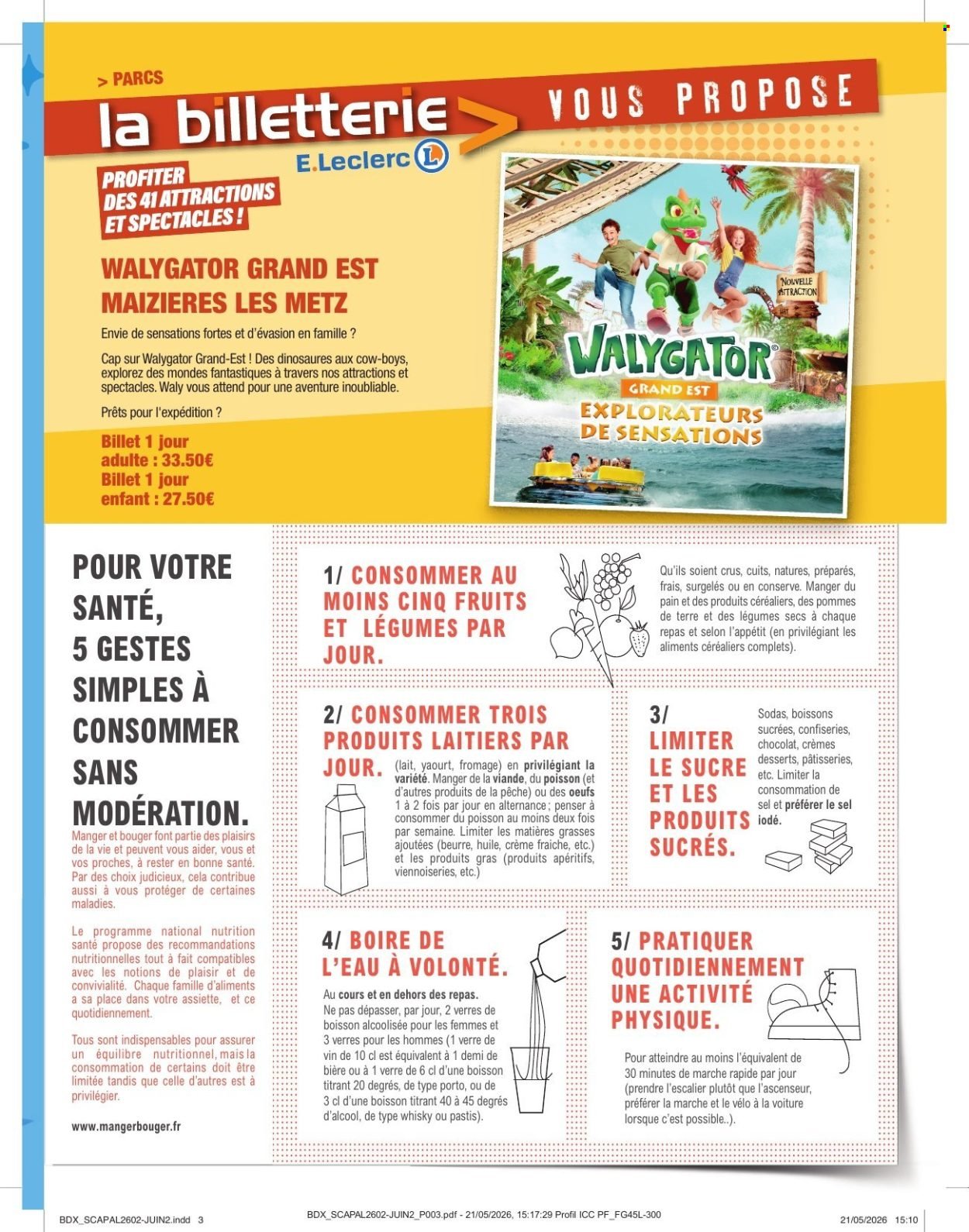 Catalogue E.LECLERC - 40 ANS SCAPALSACE