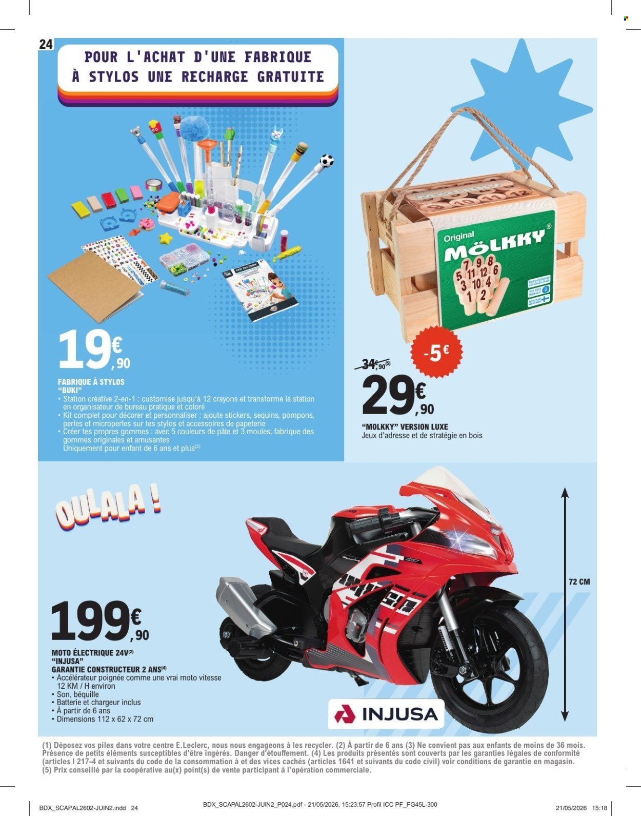 Catalogue E.LECLERC - 40 ANS SCAPALSACE
