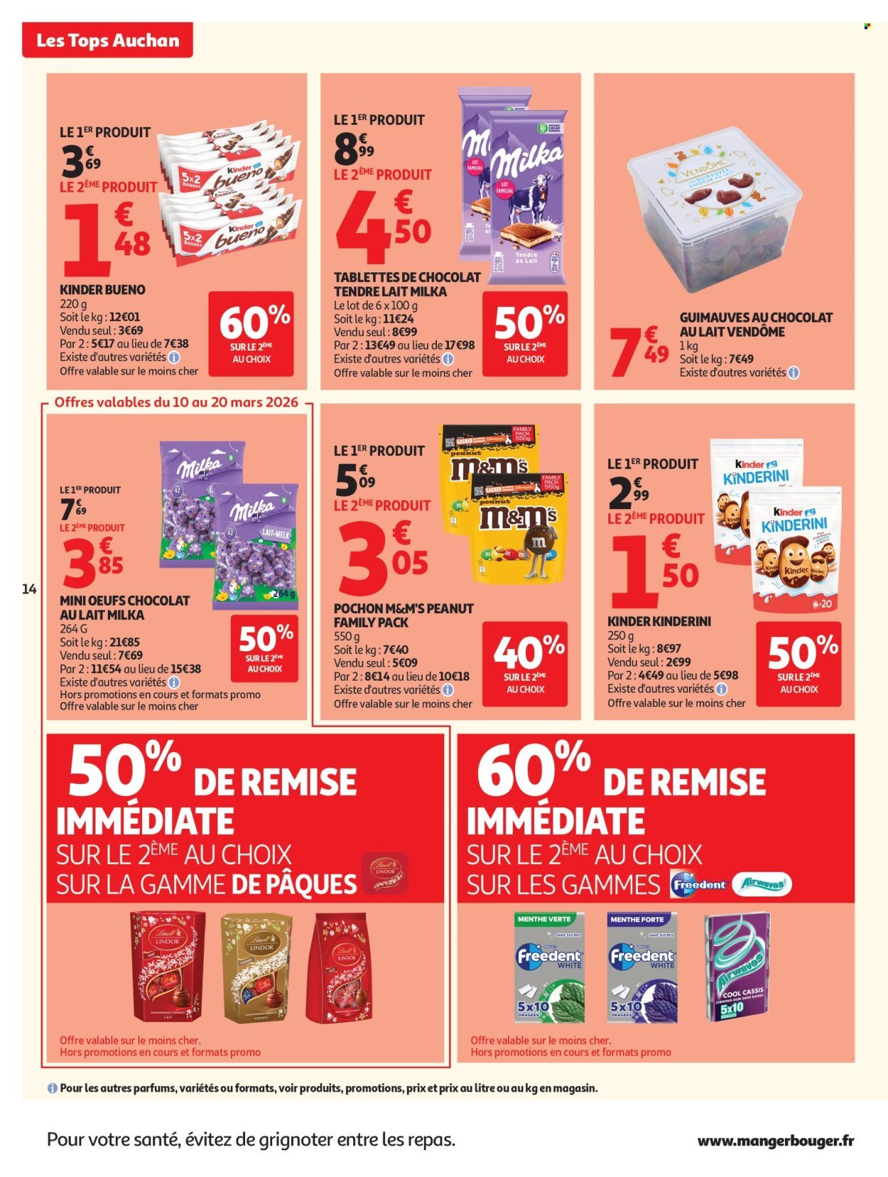 Catalogue AUCHAN - Top produits supers (2026-03-10 - 2026-03-21)
