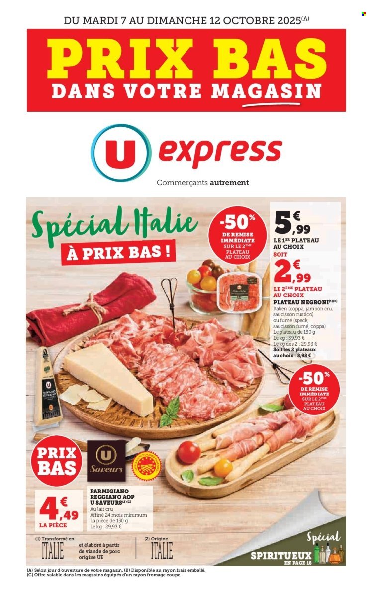 Catalogue U EXPRESS - Spécial Italie À prix bas ! (2025-10-07 - 2025-10-12)