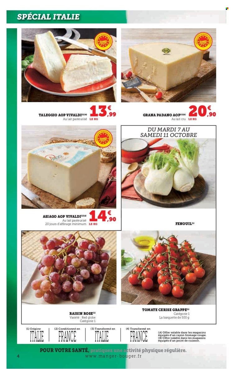 Catalogue U EXPRESS - Spécial Italie À prix bas ! (2025-10-07 - 2025-10-12)
