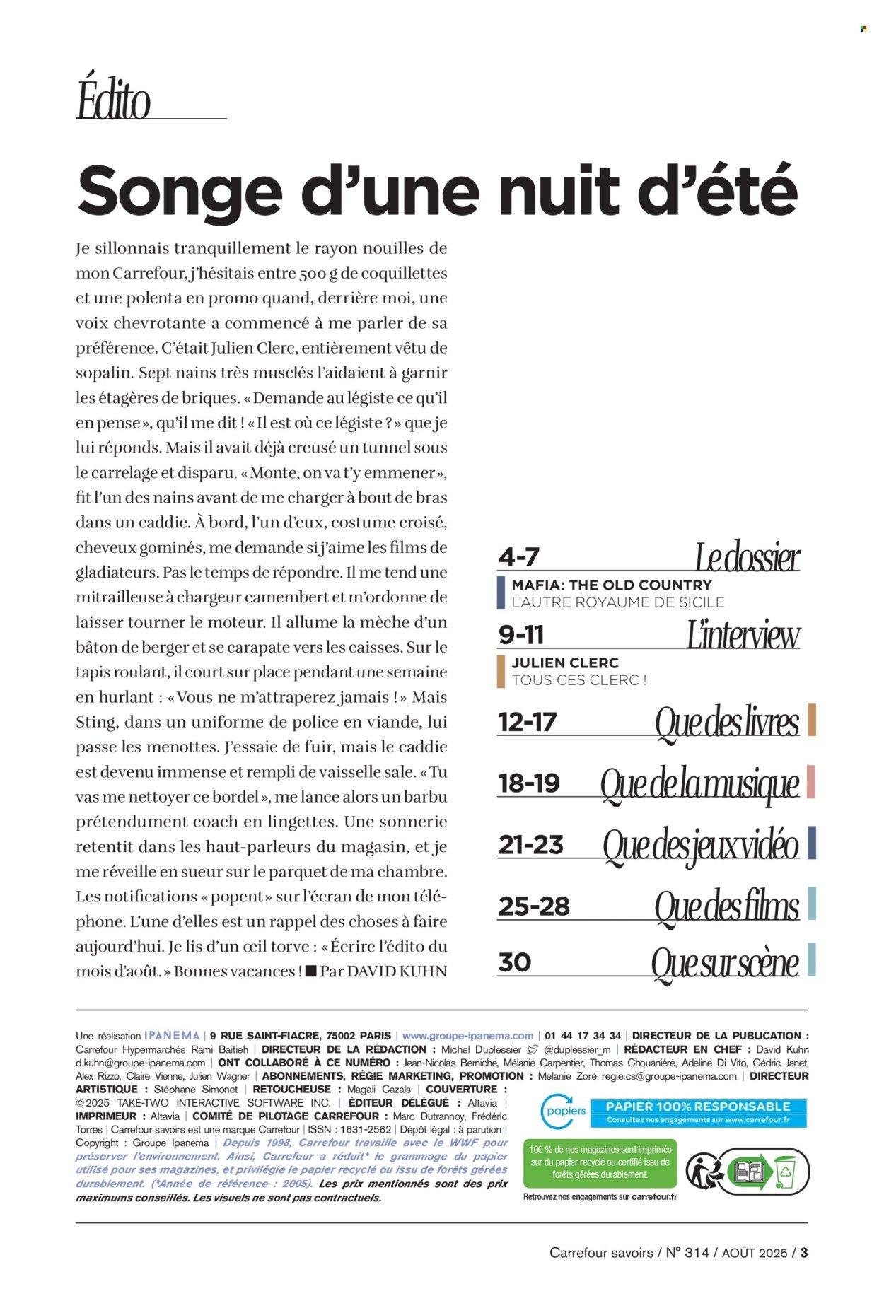 Catalogue CARREFOUR - A CHACUN SA CULTURE (2025-08-01 - 2025-08-31)