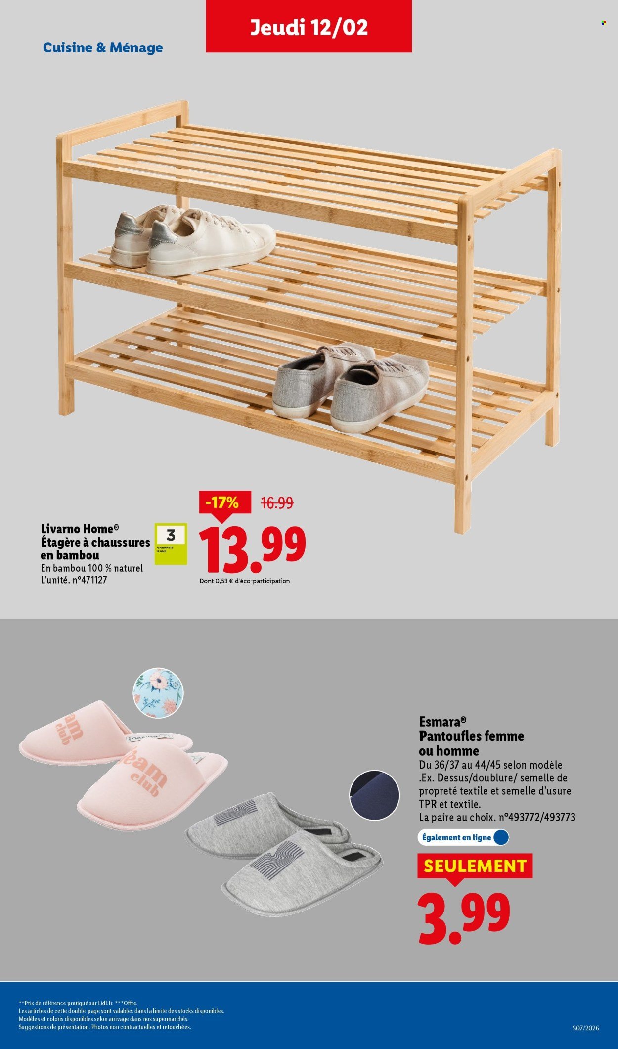 Catalogue LIDL - Les bonnes affaires de la semaine (2026-02-12 - 2026-02-16)