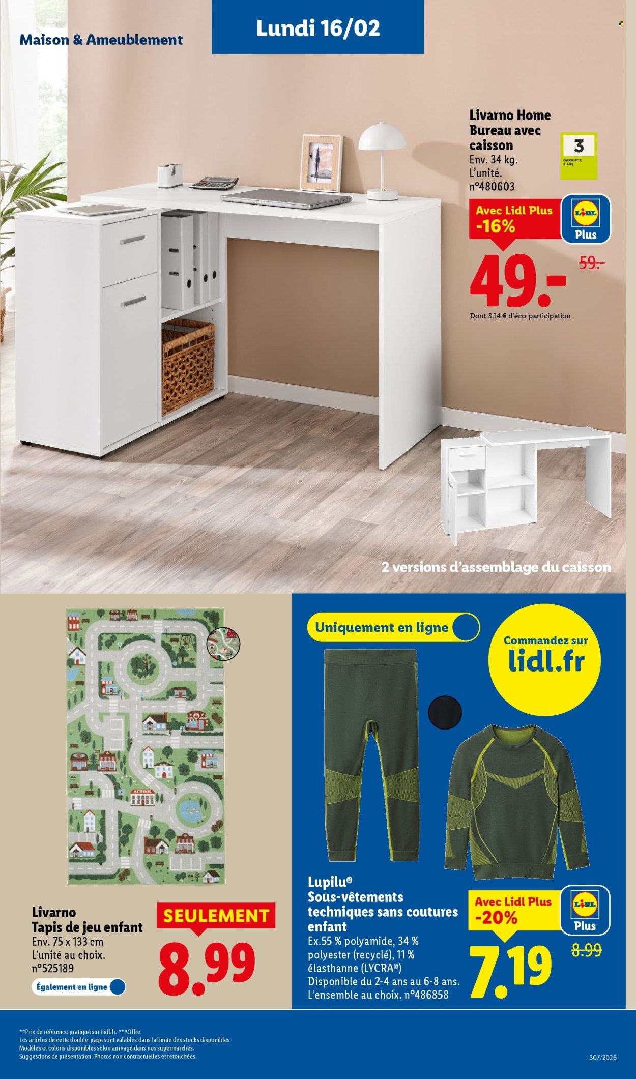 Catalogue LIDL - Les bonnes affaires de la semaine (2026-02-12 - 2026-02-16)