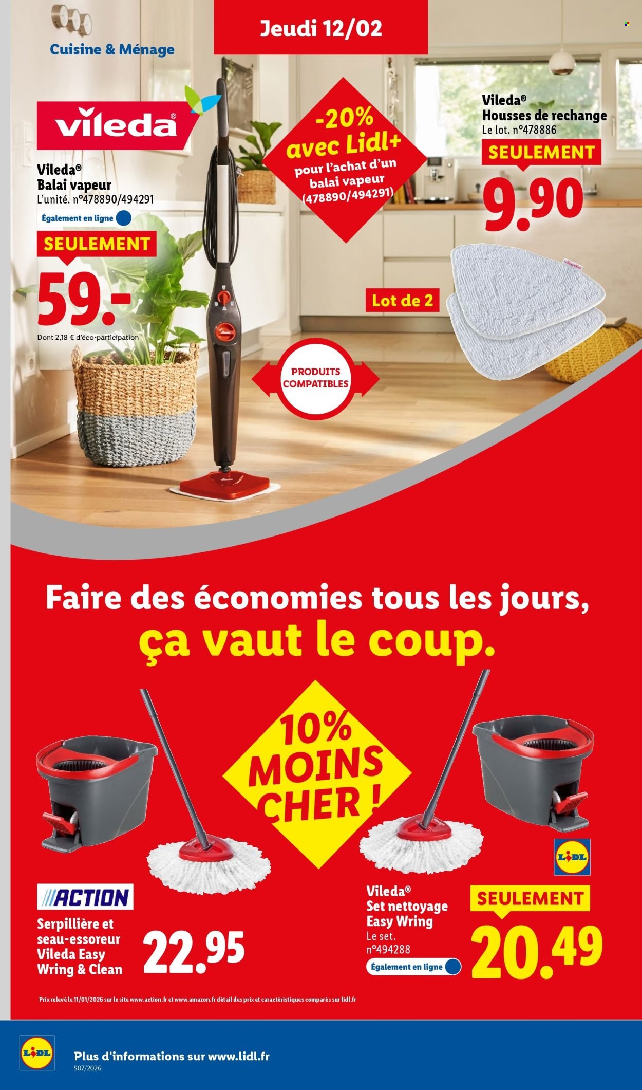 Catalogue LIDL - Les bonnes affaires de la semaine (2026-02-12 - 2026-02-16)