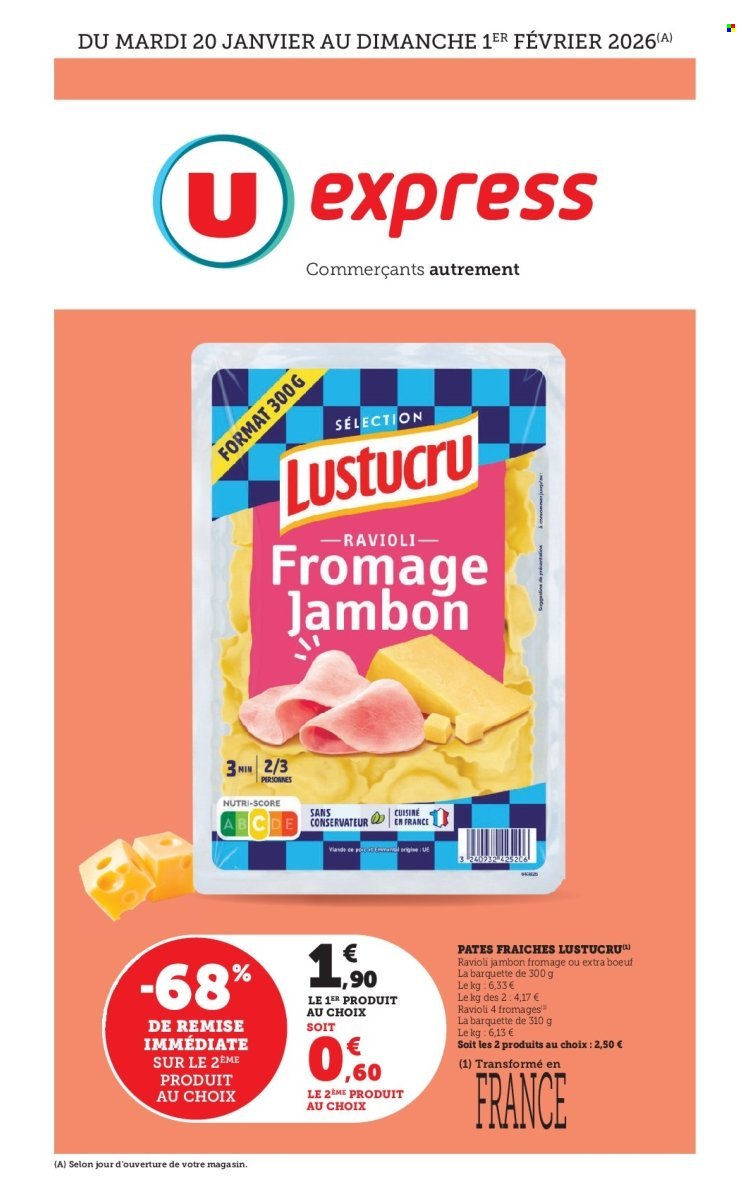 Catalogue U EXPRESS - Les prix bas de la semaine (2026-01-20 - 2026-02-01)