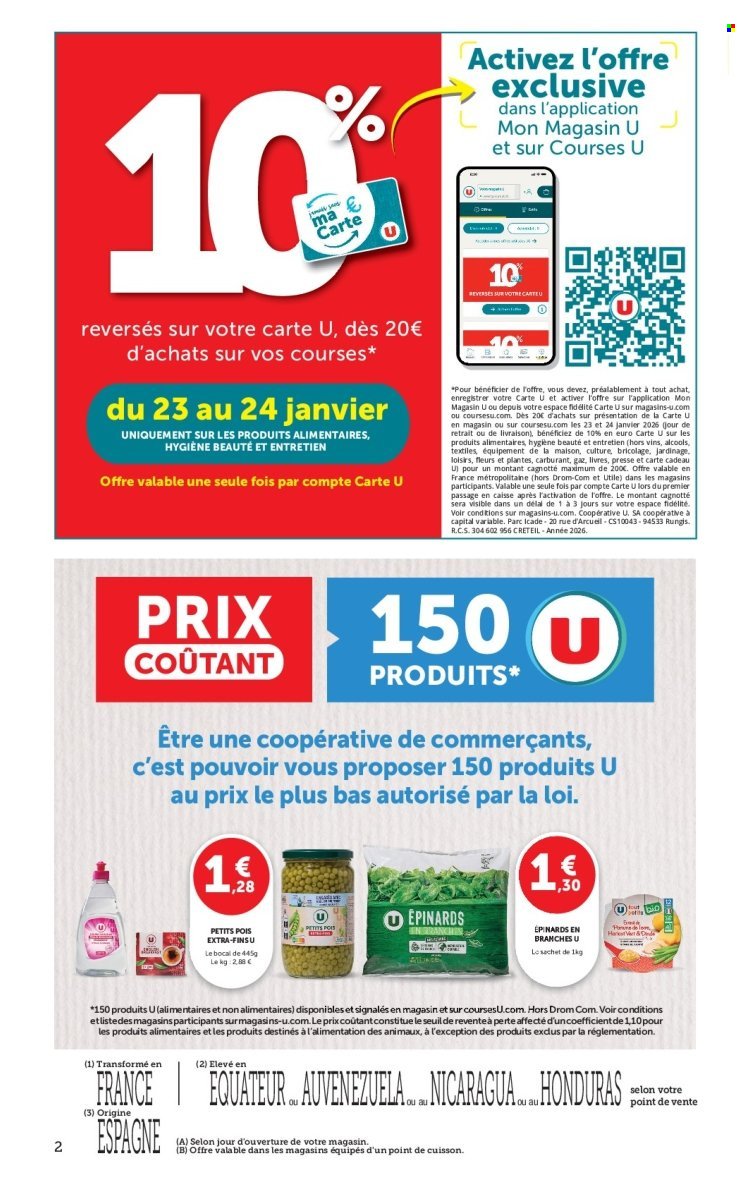 Catalogue U EXPRESS - Les prix bas de la semaine (2026-01-20 - 2026-02-01)