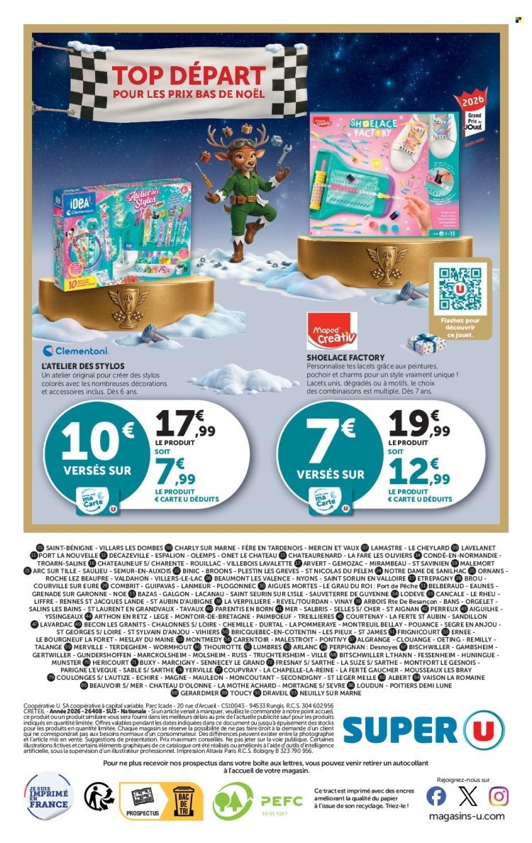 Catalogue SUPER U - Prix bas de Noël