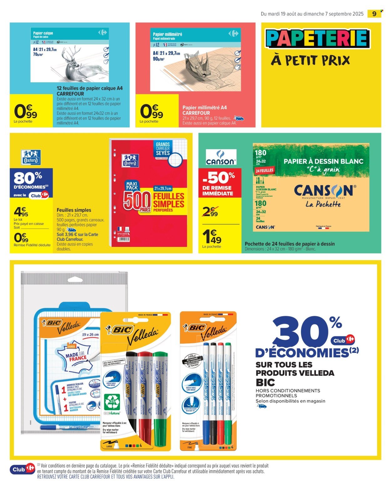 Catalogue CARREFOUR MARKET - 80 % D'ÉCONOMIES (2025-08-19 - 2025-09-07)